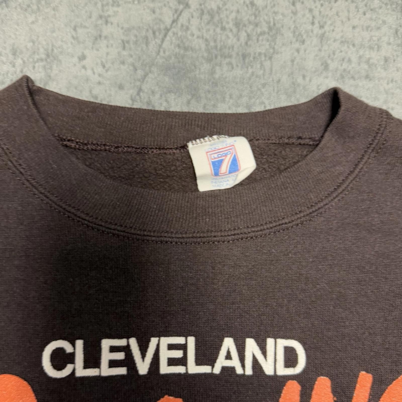 Logo 7 90s Cleveland Browns Crewneck — M — Size US M / EU 48-50 / 2 - 8 Thumbnail