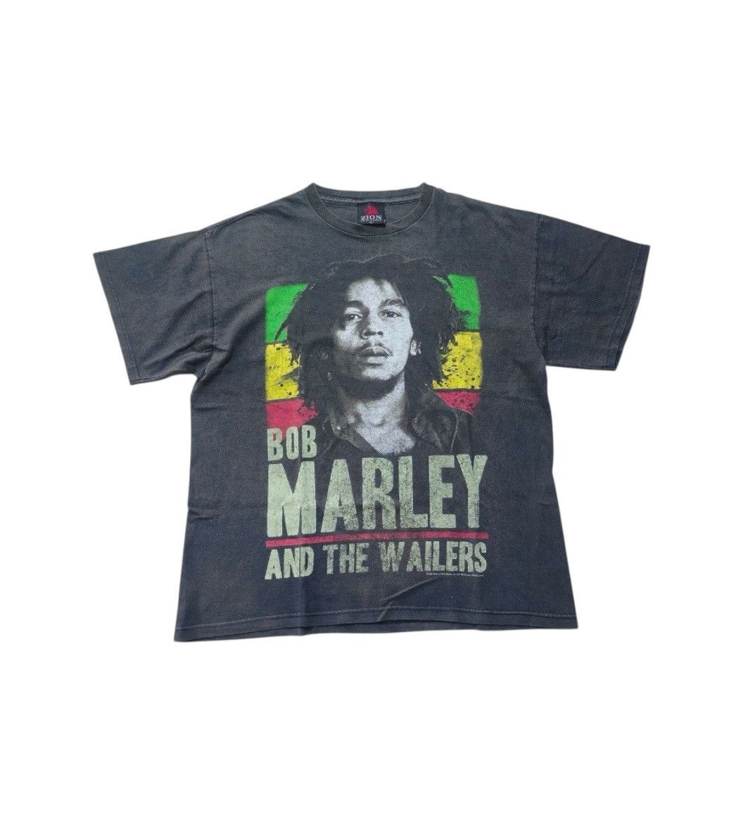 Vintage Vintage Bob Marley Sun Faded Tee Size US L / EU 52-54 / 3 - 1 Thumbnail