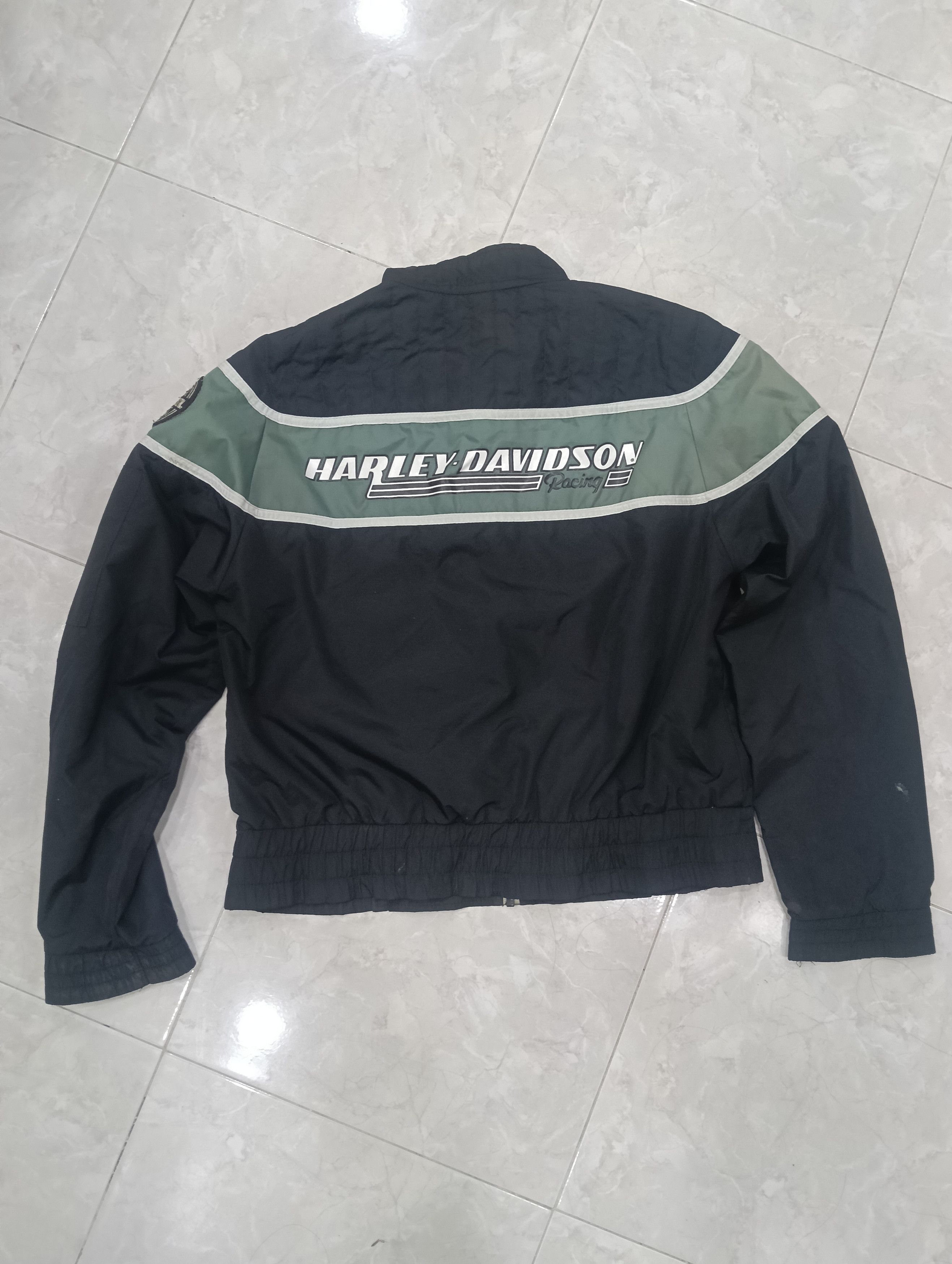 Harley Davidson Vintage Harley Davidson Bomber Jacket Size US XL / EU 56 / 4 - 4 Thumbnail