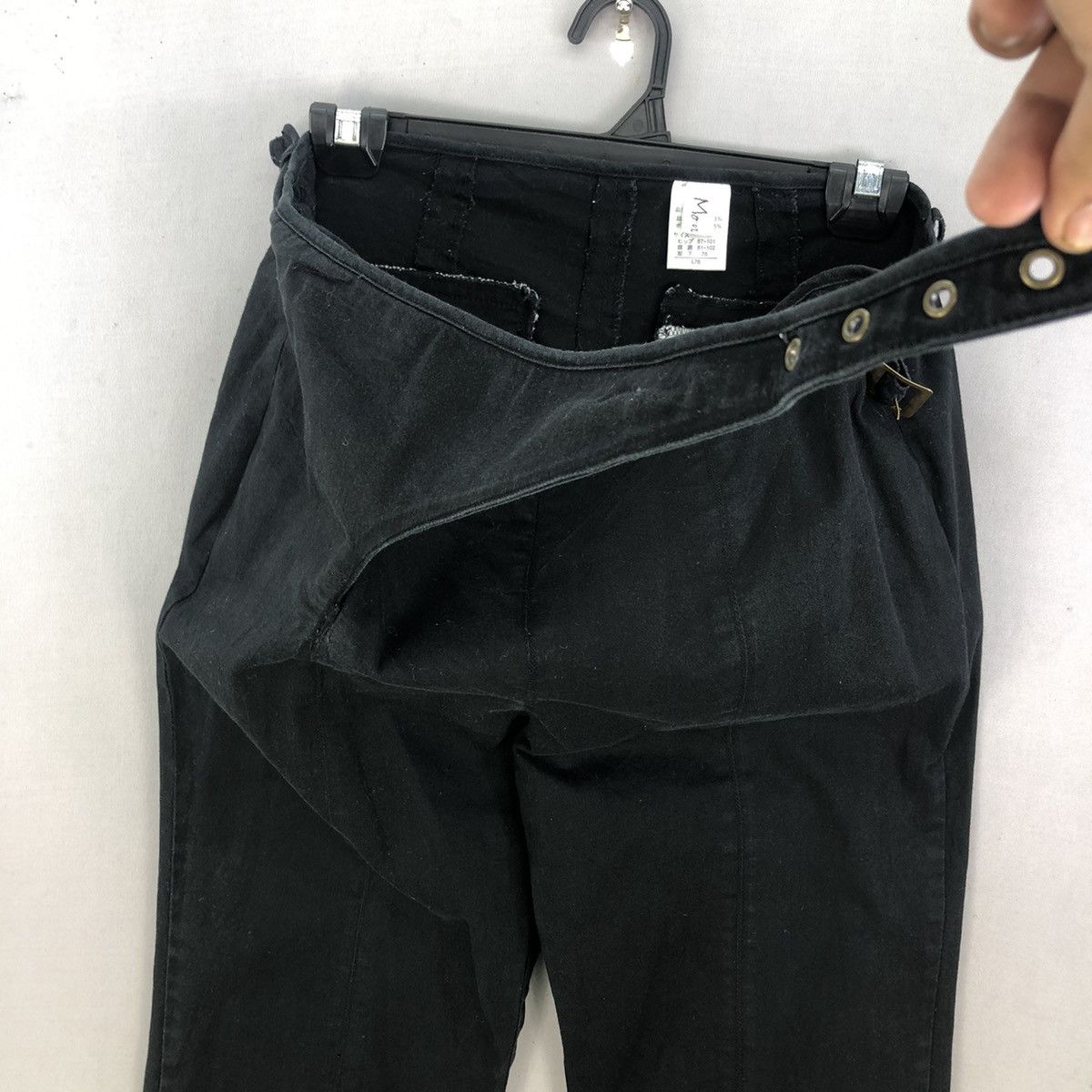 Japanese Brand Avant Garde ❗️2000s Mon Terre Gurkha Japan Flare Pants Size US 32 / EU 48 - 10 Thumbnail