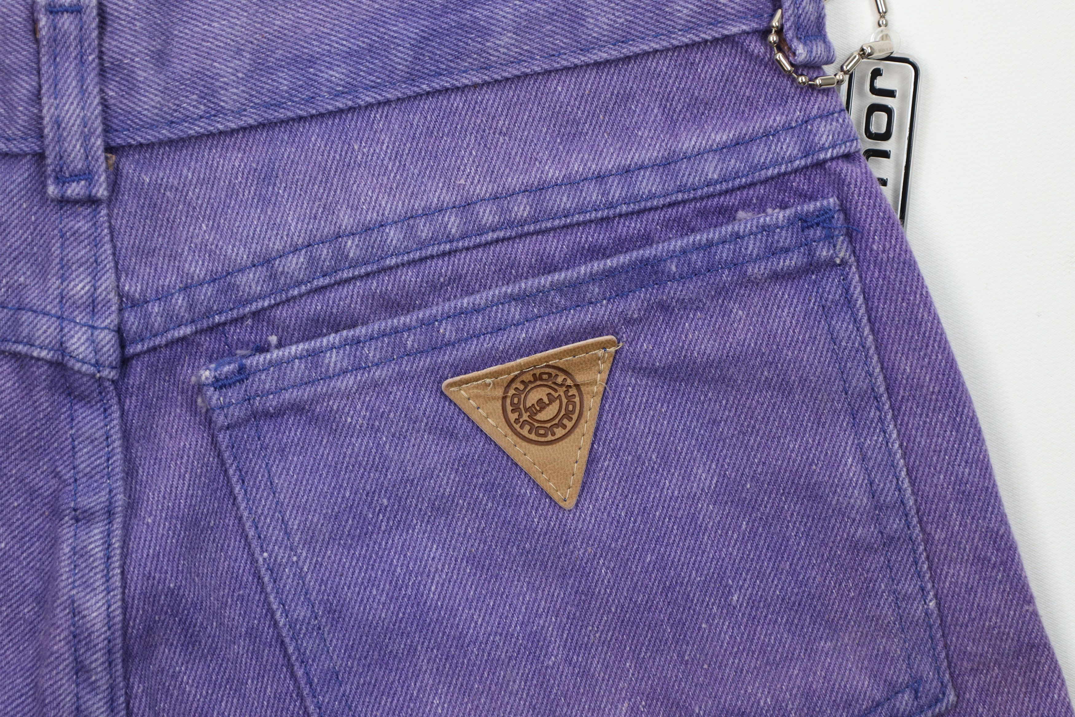 Vintage Deadstock Vintage 90s Streetwear Shorts Jorts Purple USA Size 32" / US 10 / IT 46 - 15 Thumbnail