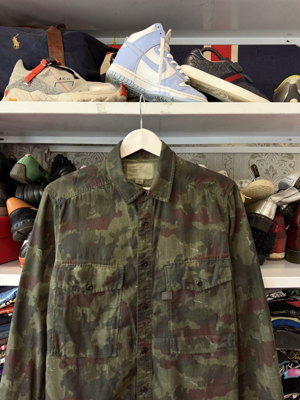 G-Star Vintage G Star Raw Multicam Thick Shirt Size M Size US M / EU 48-50 / 2 - 19 Thumbnail