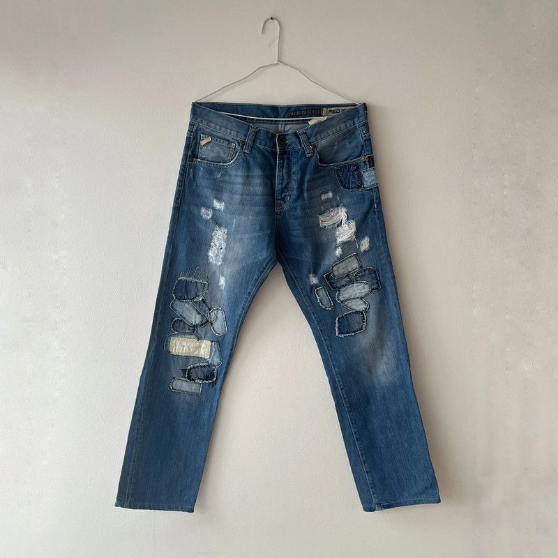 Affliction Red Bridge distressed denim jeans faded Size US 34 / EU 50 - 1 Thumbnail