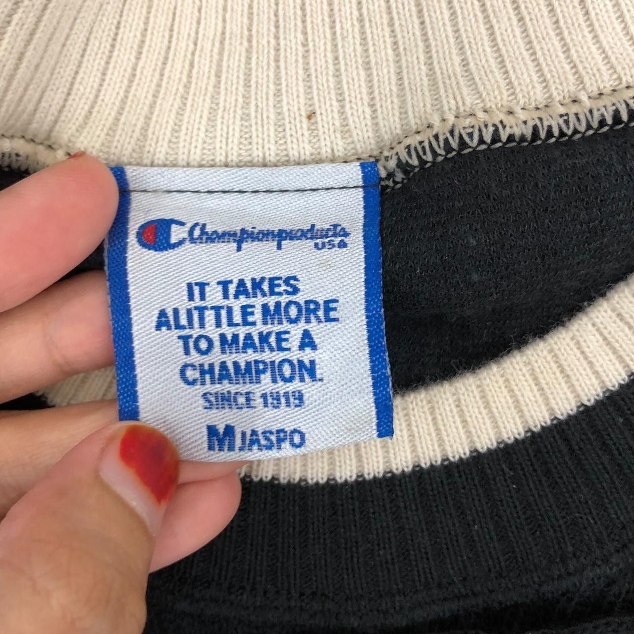 Champion CHAMPION PRODUCTS Athletic Ringer Baggy Sweatshirt Sweater Size M / US 6-8 / IT 42-44 - 5 Thumbnail