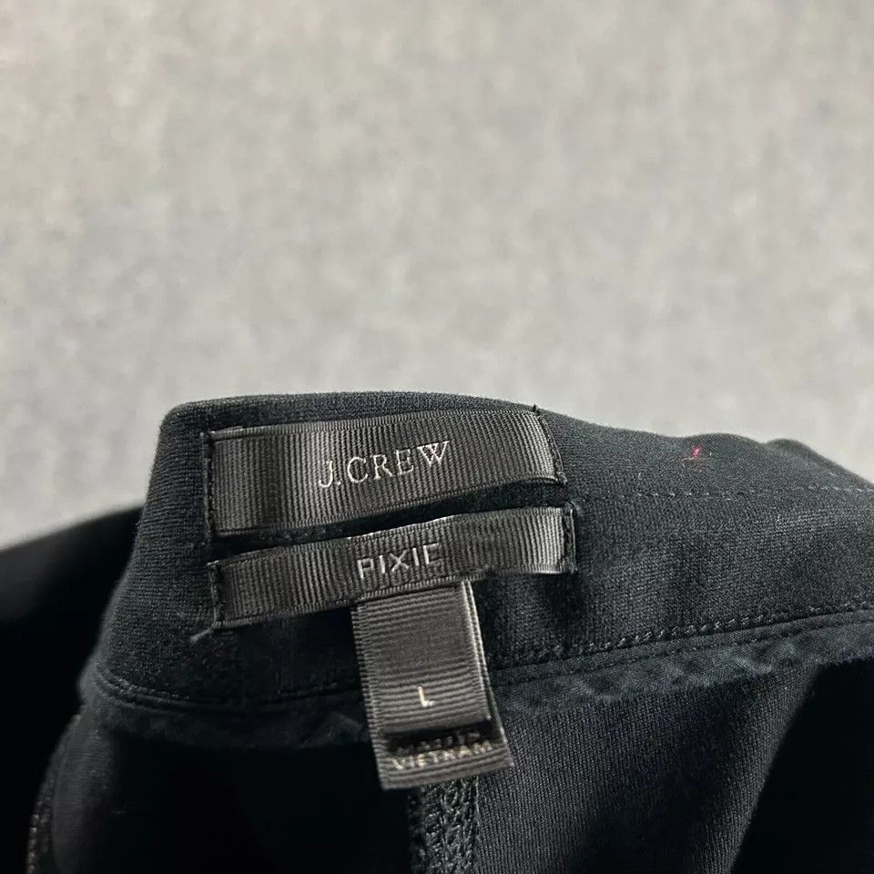 J.Crew J Crew Pants Womens Large Black Pixie Cropped Mid Rise Size 30" / US 8 / IT 44 - 6 Thumbnail
