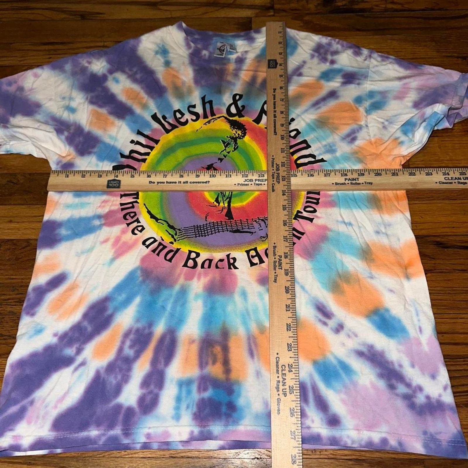 Band Tees × Grateful Dead × Vintage 2002 Grateful Dead Phil Lesh Friends Tour Tie Dye Band Tee L Size US L / EU 52-54 / 3 - 6 Thumbnail