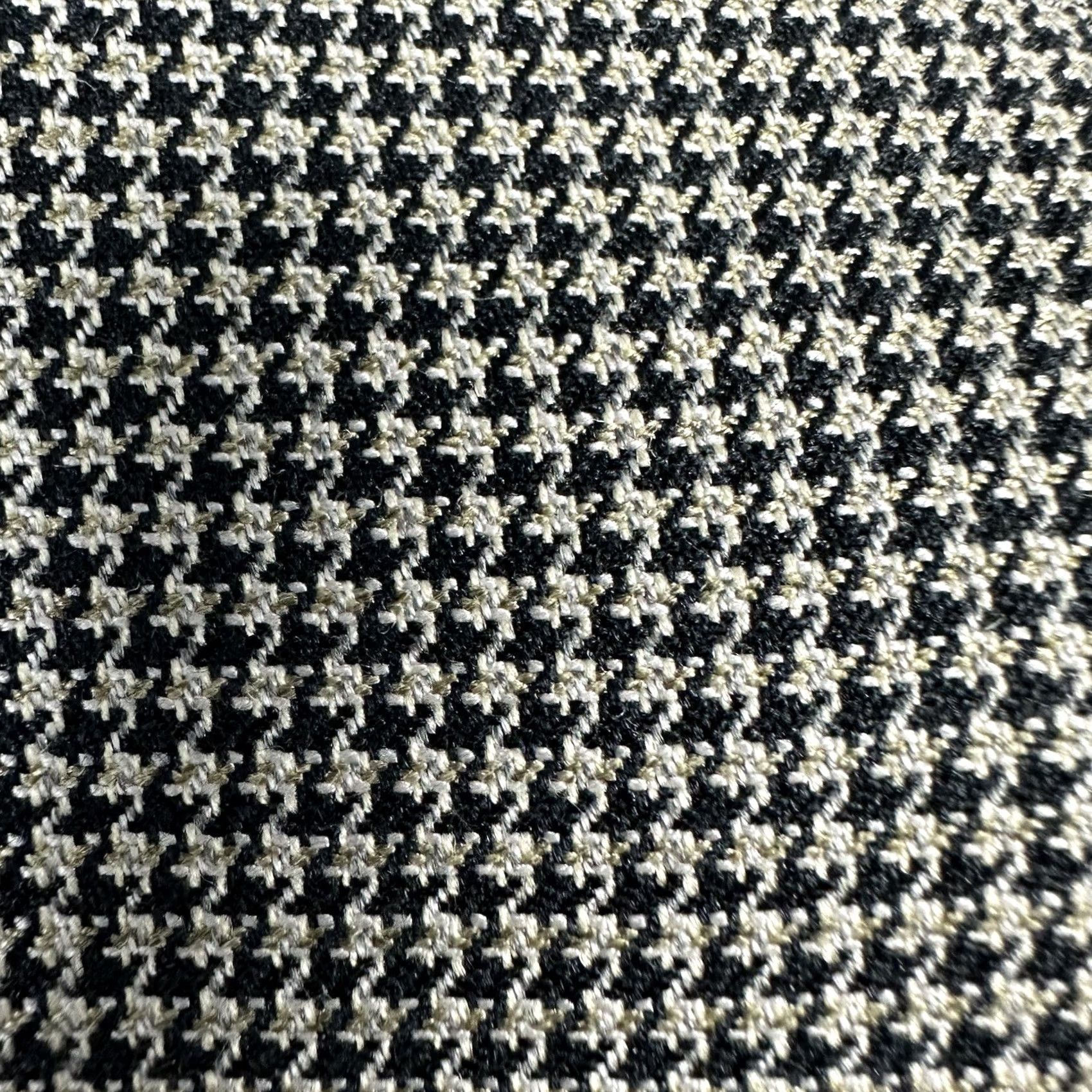 Hart Schaffner Marx Hart Schaffner Marx Mens Blazer Sport Coat Wool Beige Houndstooth 42L Size 42R - 4 Thumbnail