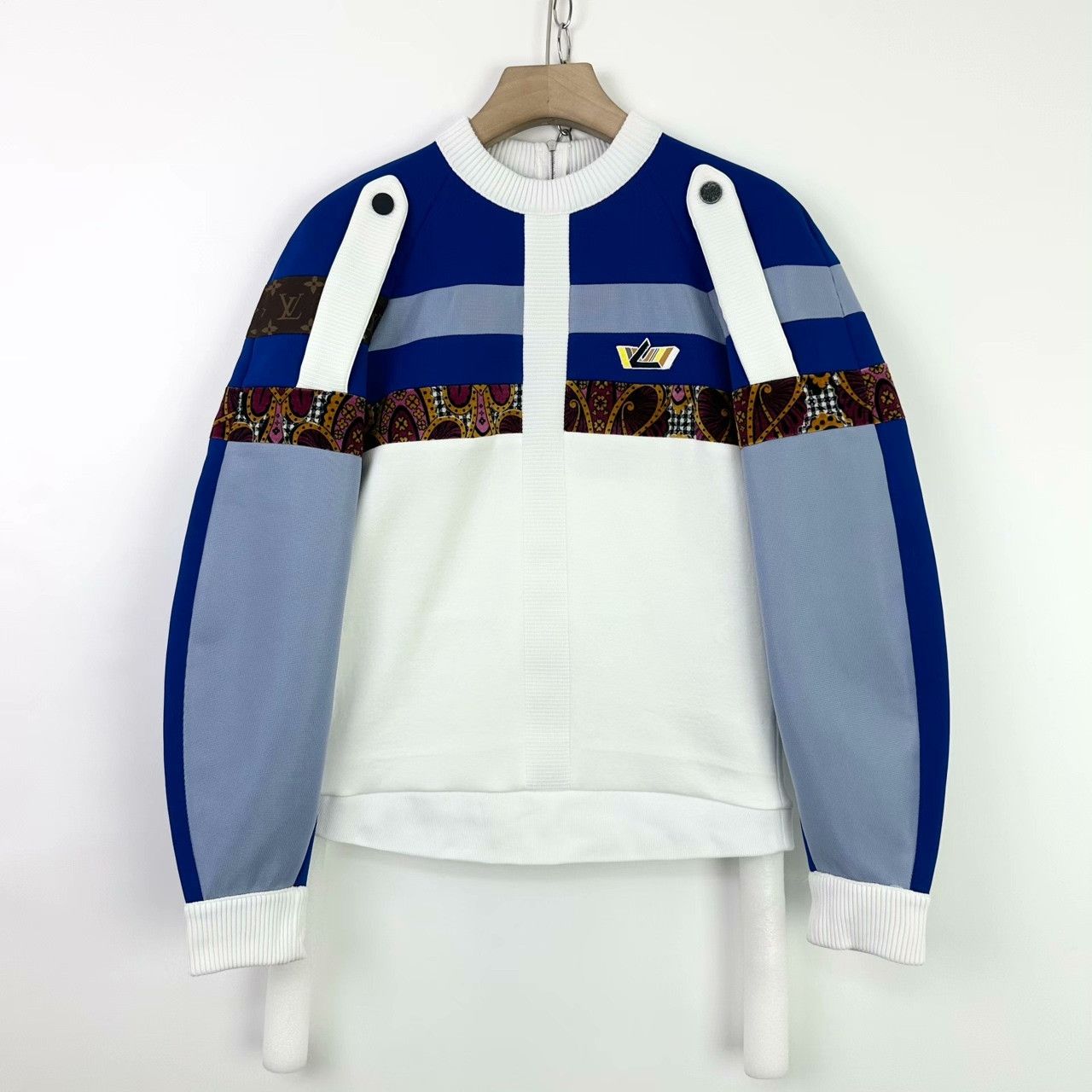 Louis Vuitton Louis Vuitton Colorblock Zip Raglan Sweatshirt Size S / US 4 / IT 40 - 1 Thumbnail