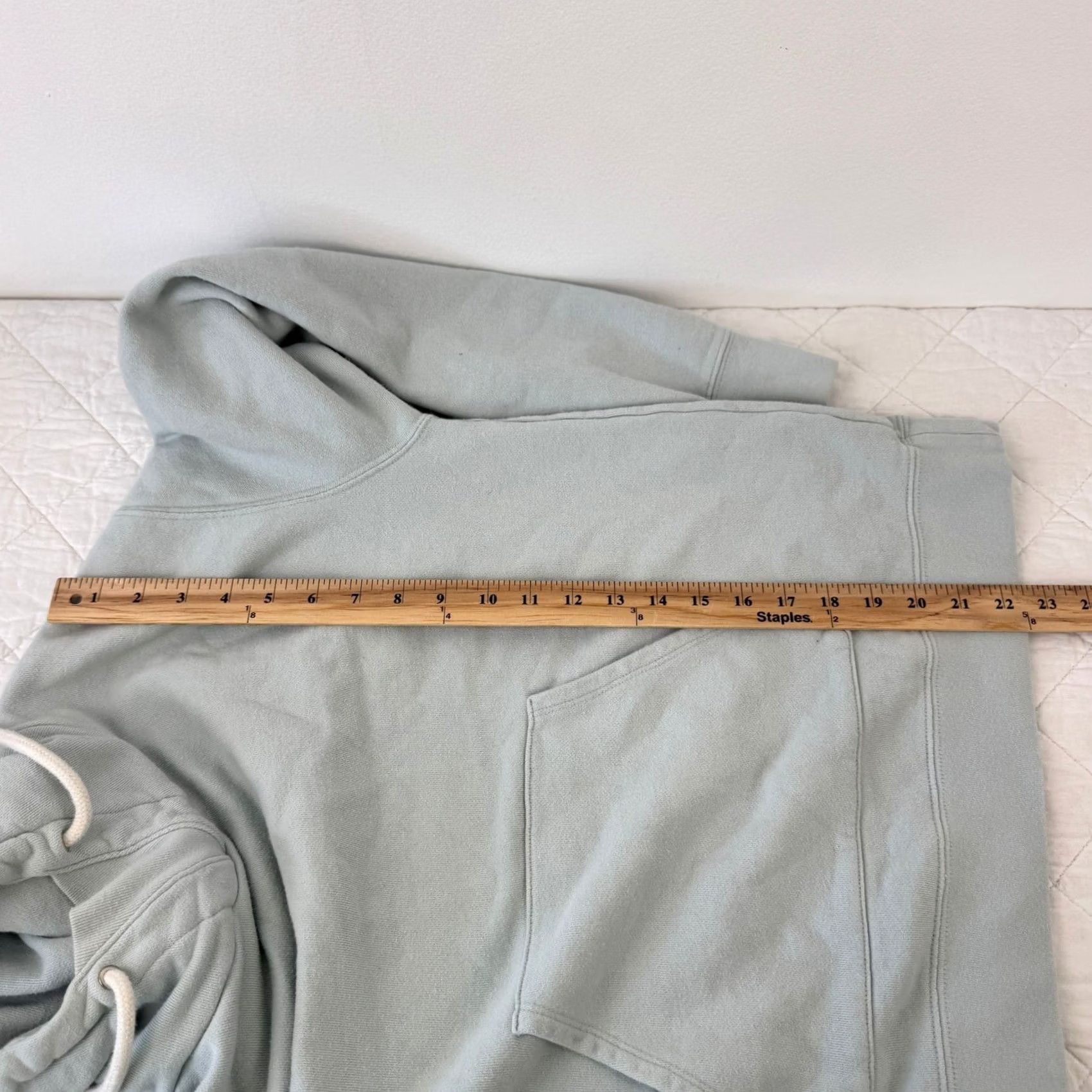 John Elliott John Elliott Hoodie Kake Mock Glacier Blue Grey Mens Size 2 Medium Streetwear Size US XS / EU 42 / 0 - 6 Thumbnail