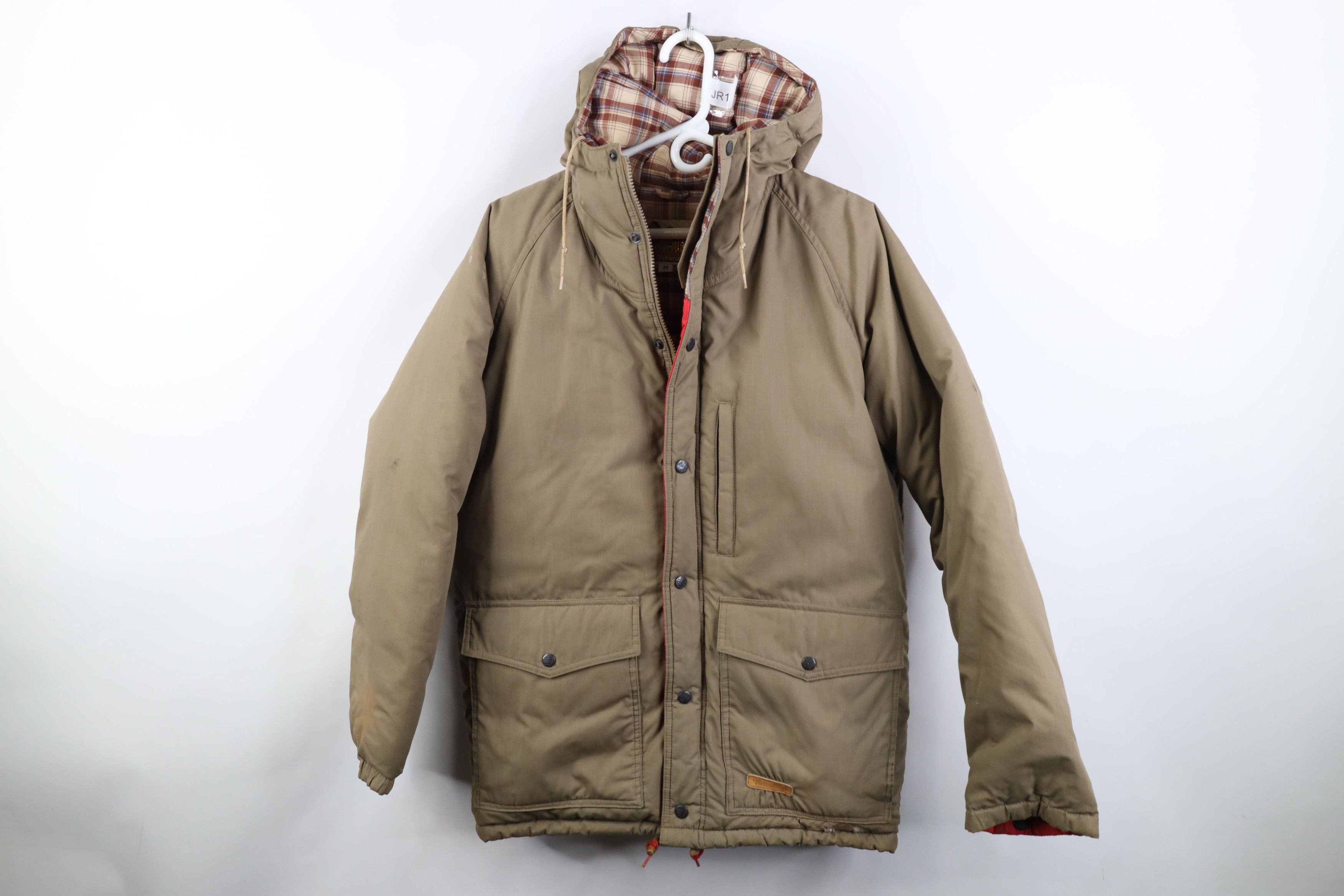 Vintage Vintage 70s Streetwear Duck Down Hooded Puffer Parka Jacket Size US M / EU 48-50 / 2 - 1 Thumbnail