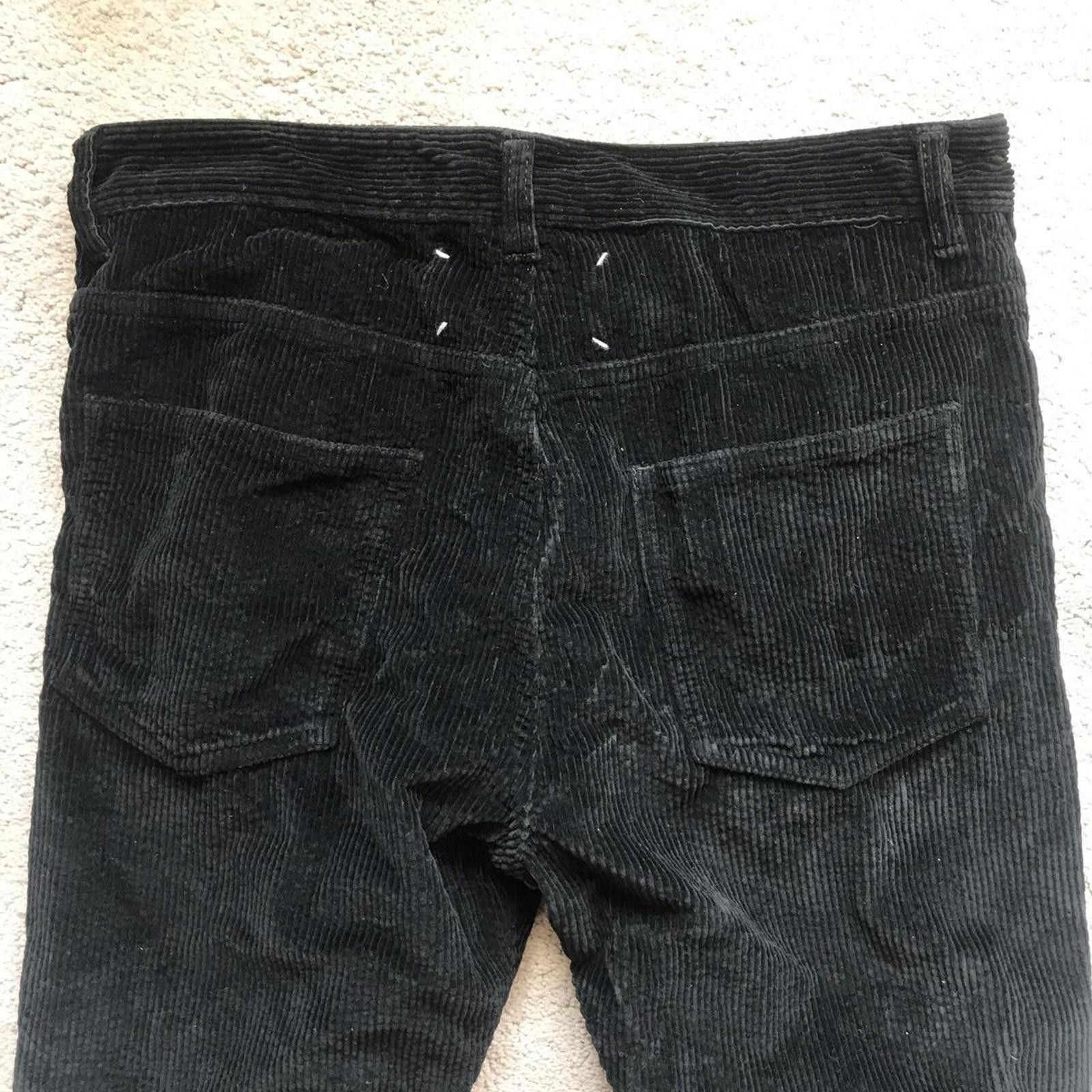 Maison Margiela Margiela Black Corduroy Trousers Size US 28 / EU 44 - 3 Thumbnail