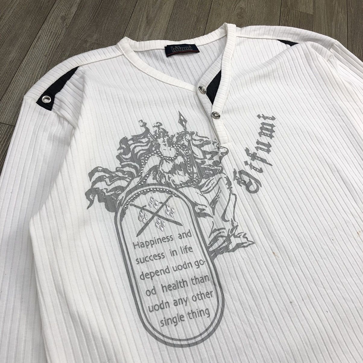 14th Addiction × Affliction × If Six Was Nine Y2K Hifumi Poem Gothic Grunge Skulls Punks Style Long Sleeve Size US L / EU 52-54 / 3 - 3 Thumbnail