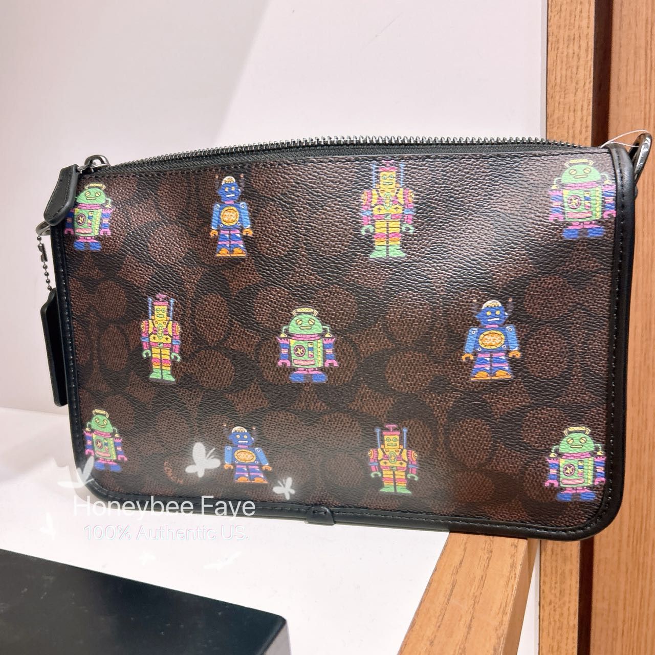 Coach Cosmic Coach Heritage Convertible Crossbody With Robot CW341 Size ONE SIZE - 6 Thumbnail
