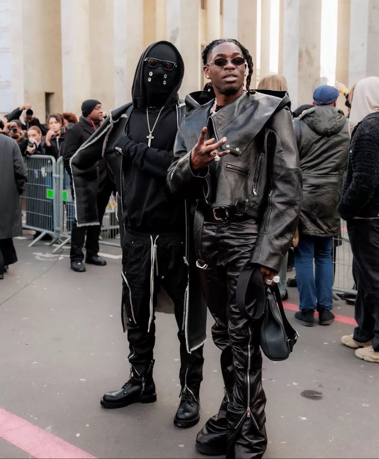 Rick Owens Rick owens SS25 CROPPED HOODED STOOGES Size US M / EU 48-50 / 2 - 10 Thumbnail