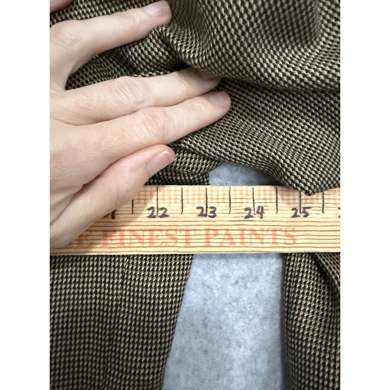 Doublet J. Riggings Blazer Sport Coat Mens 42L Brown Wool Check Double Breasted USA Coat Shirt Jacket? Size 42R - 6 Thumbnail