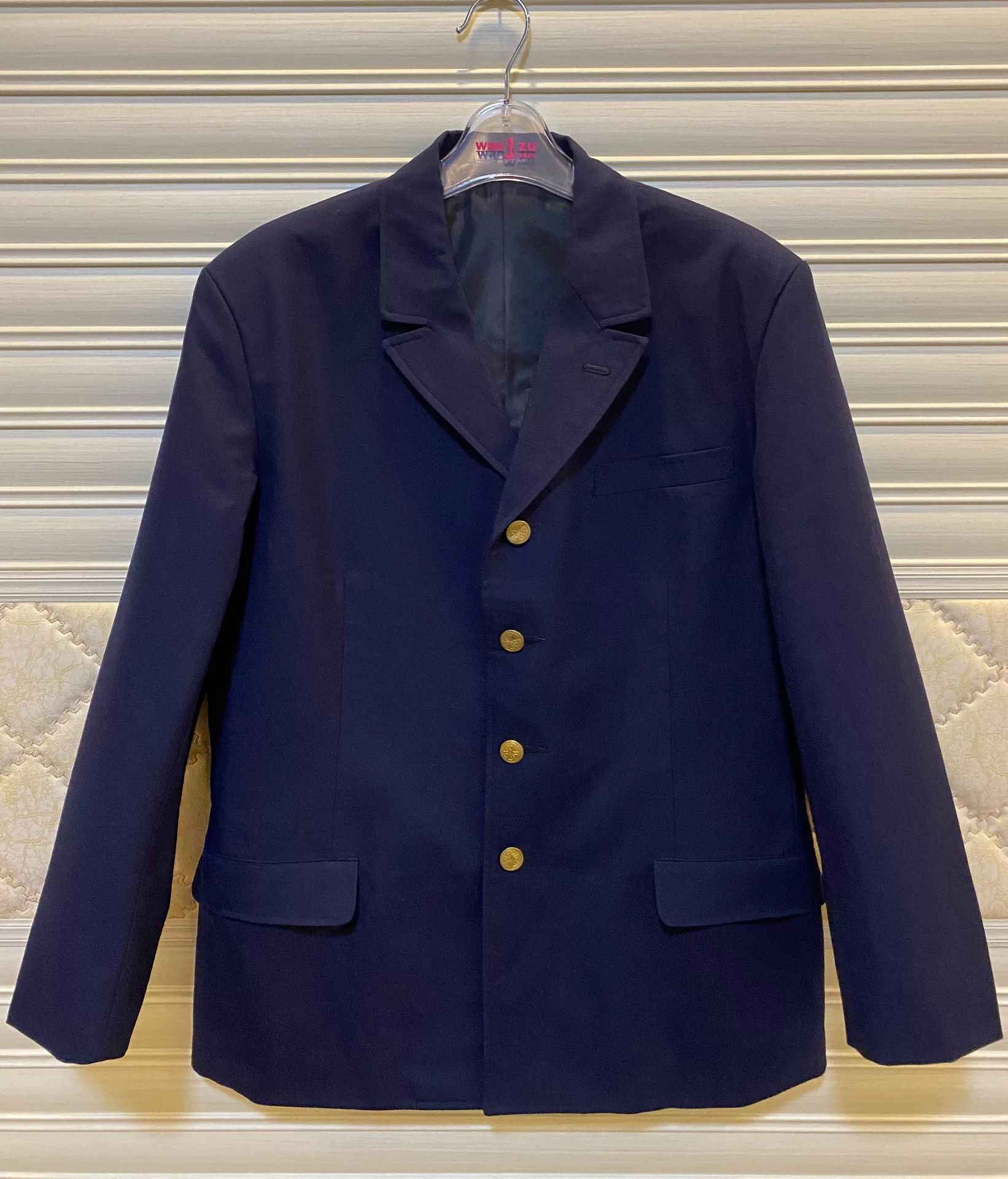 Vintage Showa Era West Japan Railway Suit Uniform Size US L / EU 52-54 / 3 - 1 Thumbnail