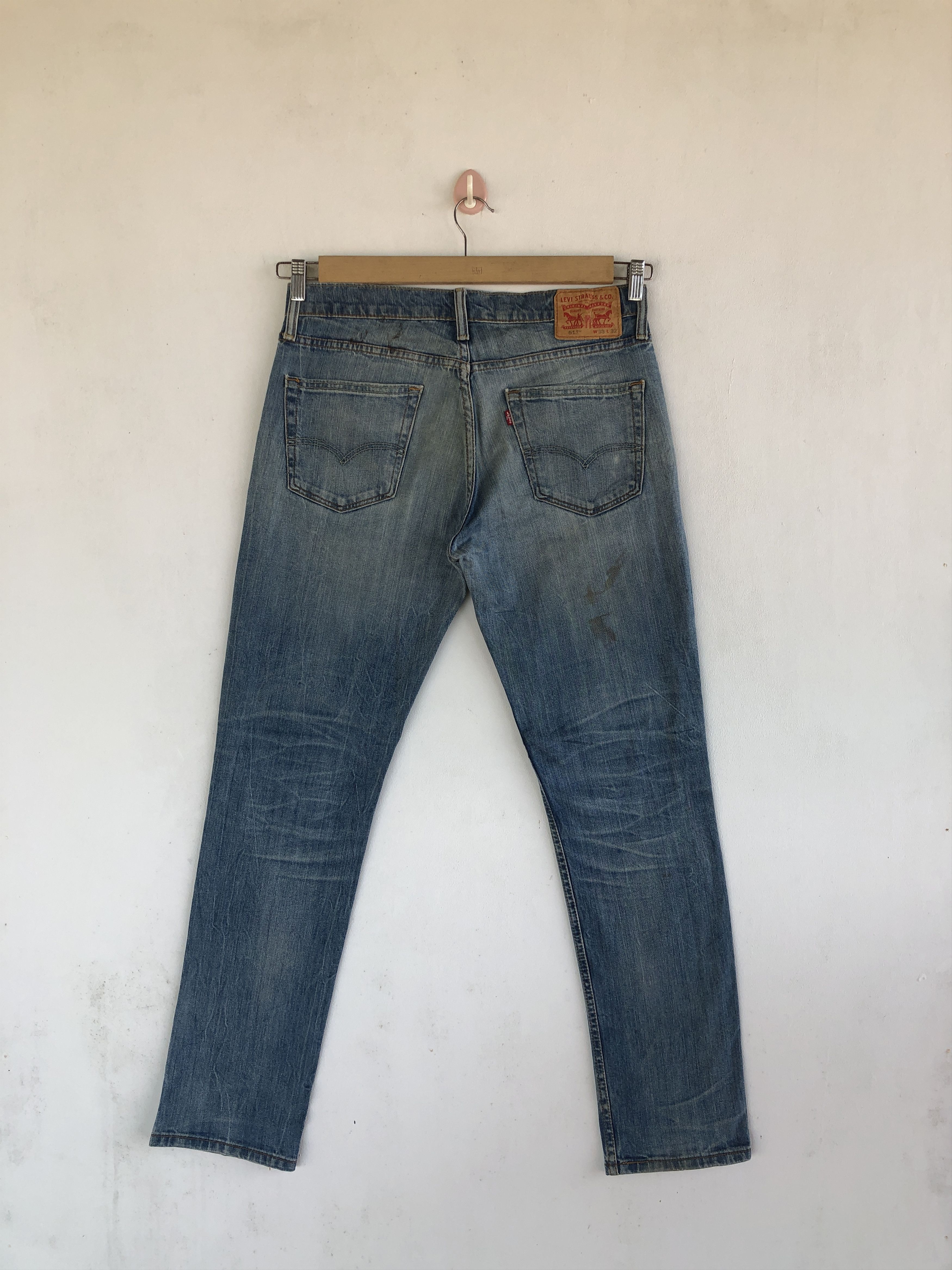 Levi's Vintage Levis Distressed Jeans Levi's 511 Denim Skinny Pants Size US 34 / EU 50 - 2 Thumbnail