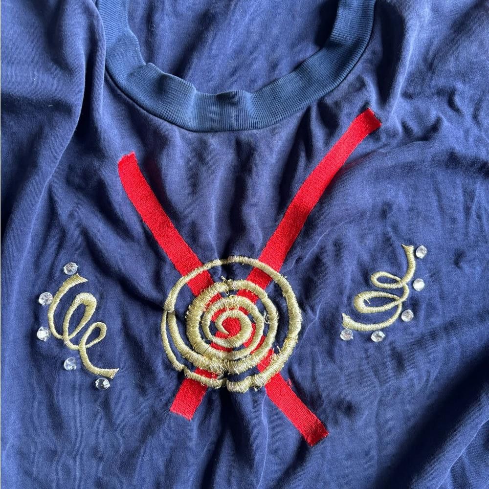 Designer Vintage Franco Valeri T-Shirt Size XL / US 12-14 / IT 48-50 - 3 Thumbnail