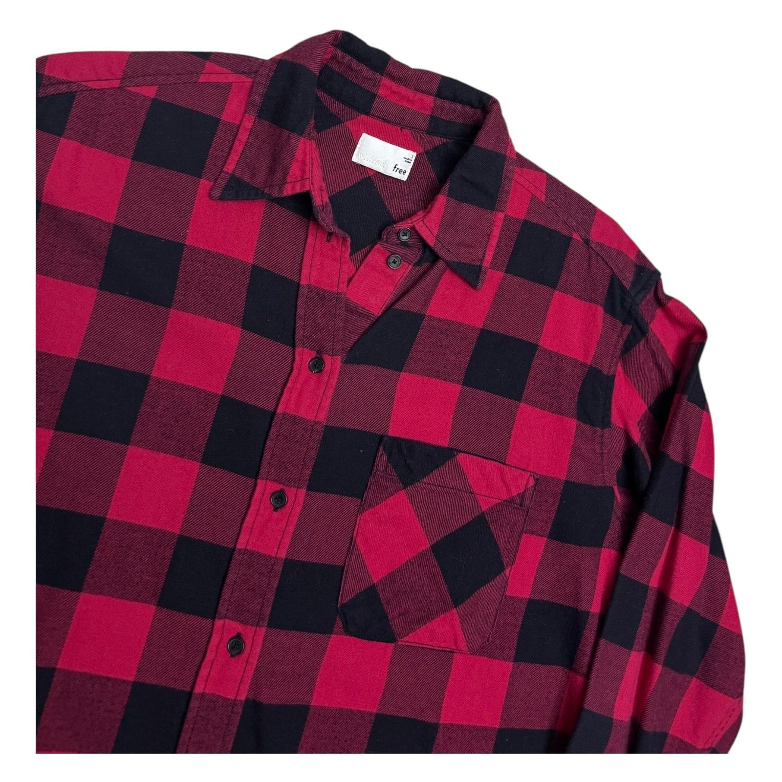 Aritzia WILFRED Aritzia Plaid Casual Long Sleeve Shirt Small Size S / US 4 / IT 40 - 2 Thumbnail