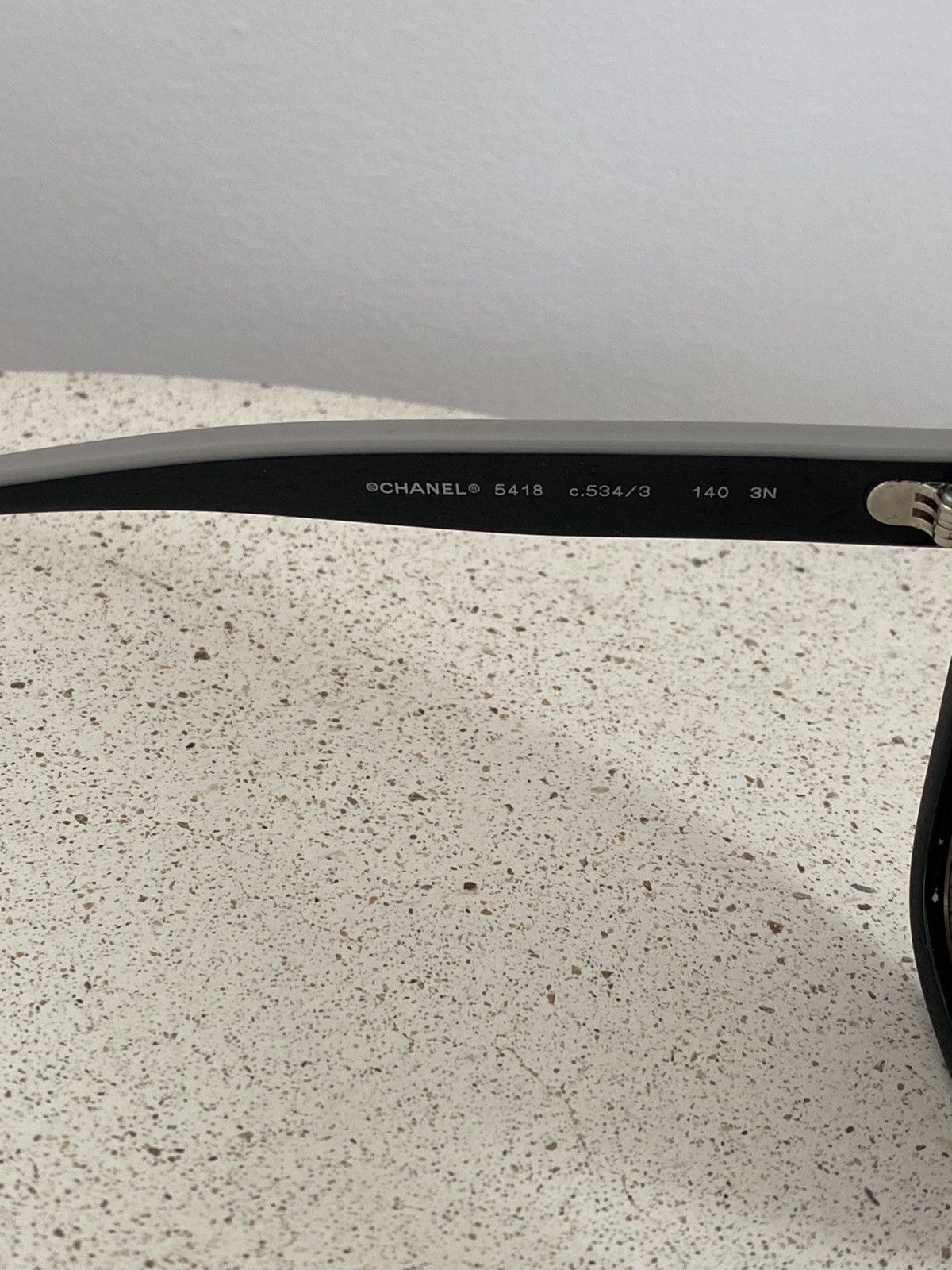 CHANEL CC Logo 5418-A Sunglasses Black