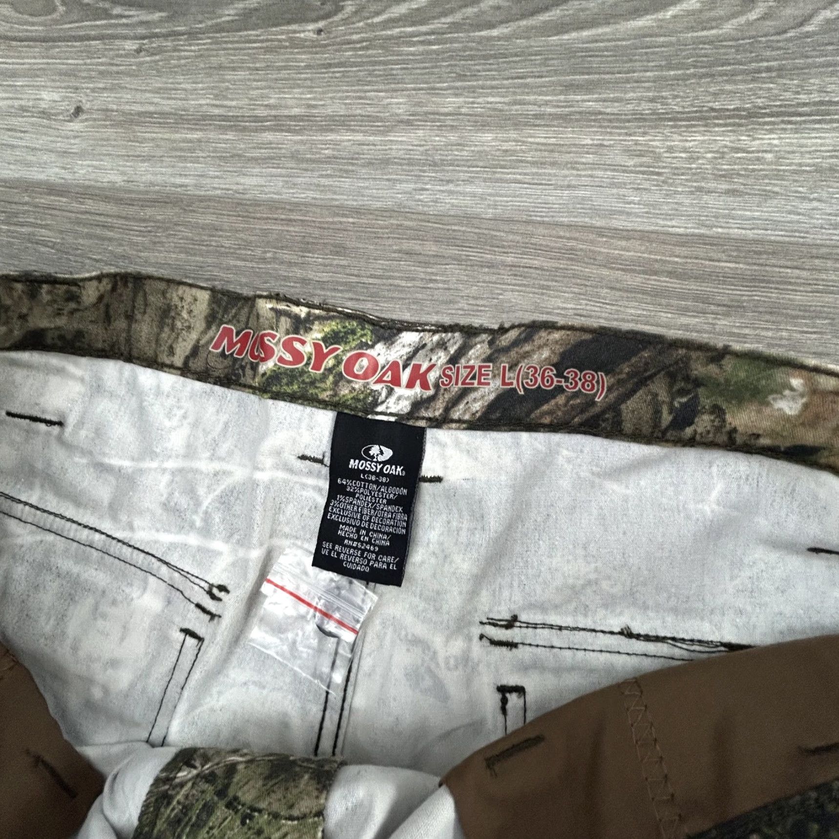 Vintage VINTAGE Mossy Oak Cargo Pants Mens Large 38x32 Camouflage Green Baggy 90s Grunge Y2K Outdoors Men Size US 38 / EU 54 - 4 Thumbnail