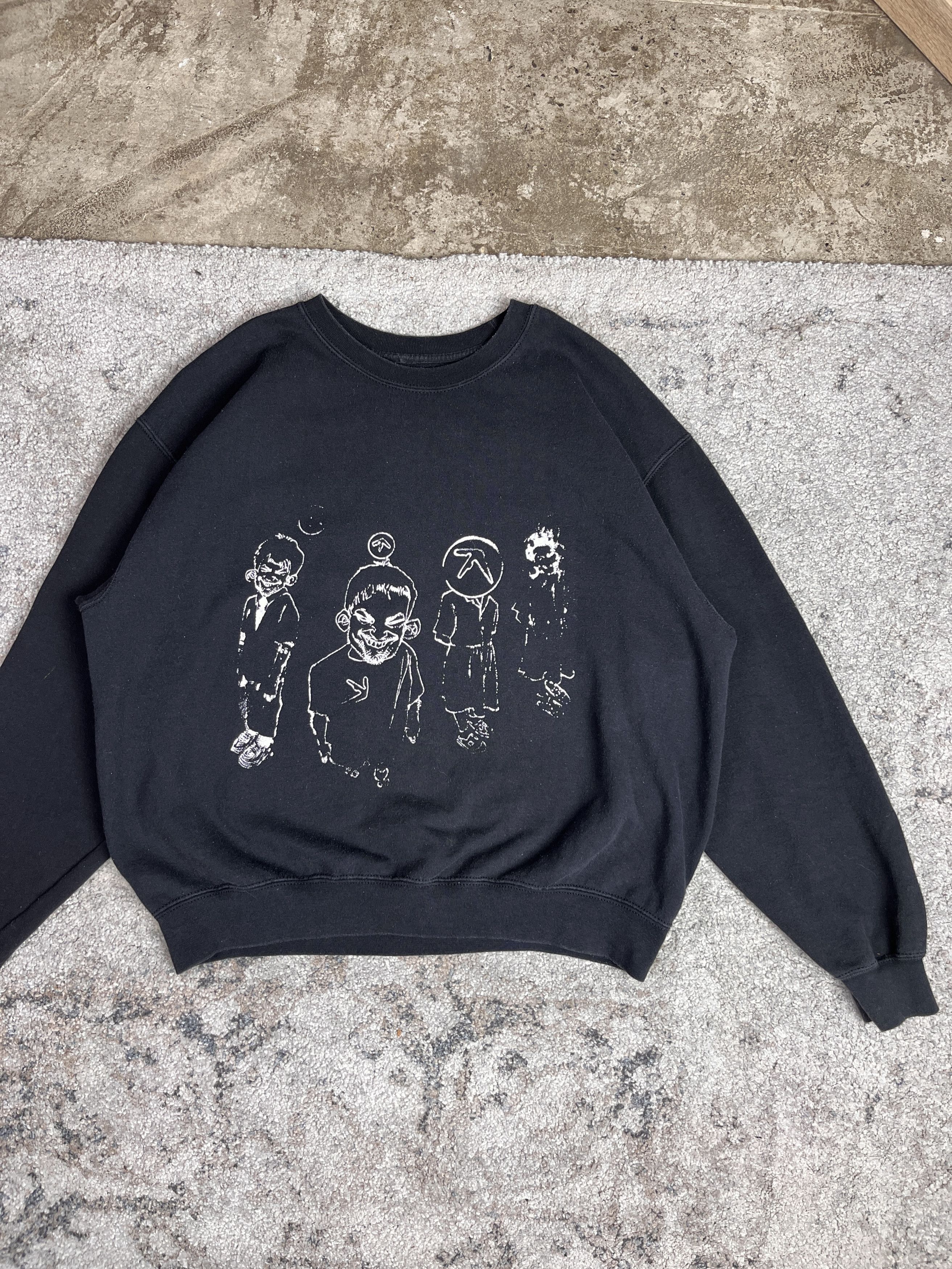 Vintage APHEX TWIN "COME TO DADDY" SWEATSHIRT - № 1651 Size US L / EU 52-54 / 3 - 3 Thumbnail