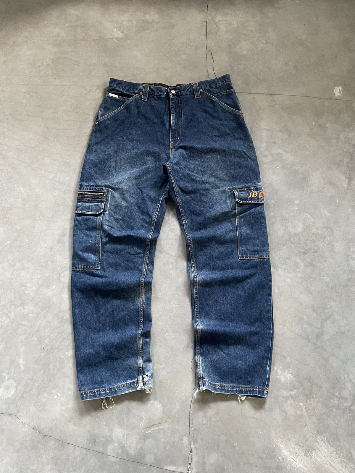 Other Vintage Y2k Johnny Blaze Baggy Cargo Carpenter Jeans Pant Size US 39 - 2 Thumbnail