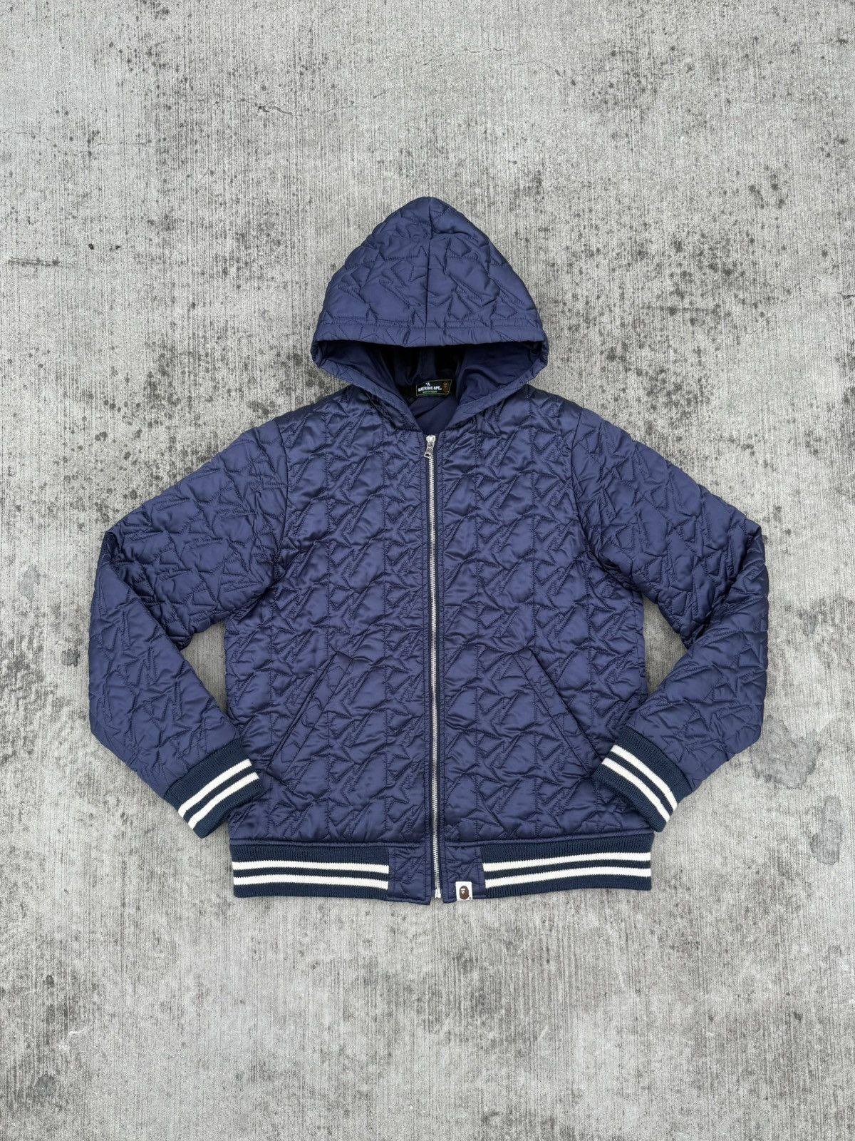 Bape A Bathing Ape Bapesta Quilted Jacket Size US S / EU 44-46 / 1 - 1 Thumbnail
