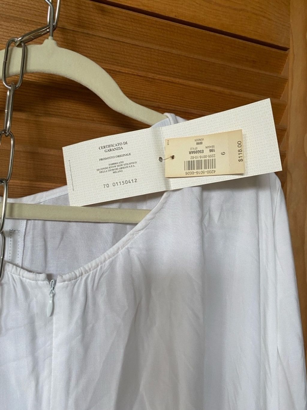 Armani Exchange Women's A|X Armani Exchange White Cape/Poncho Size 6 Size M / US 6-8 / IT 42-44 - 4 Thumbnail