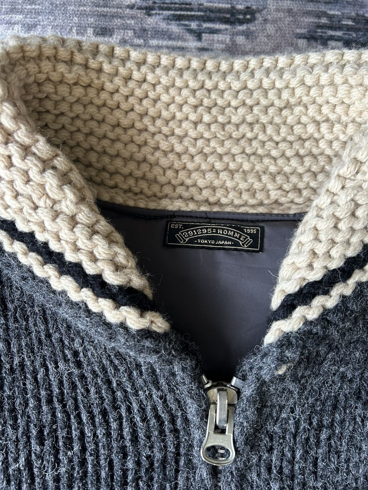 291295=Homme 291295 Homme Puffer Wool Jacket Size US S / EU 44-46 / 1 - 7 Thumbnail