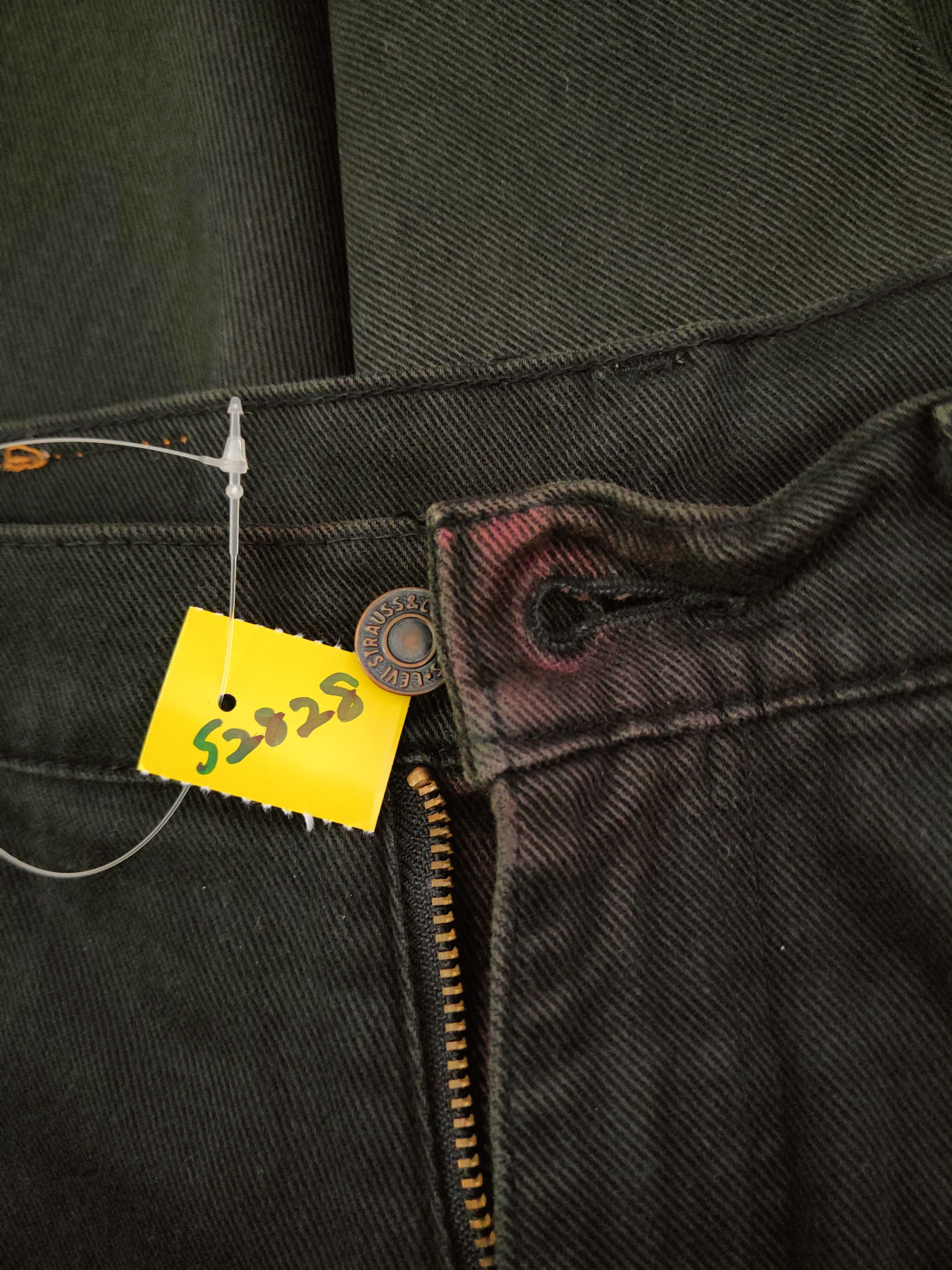 Levi's 607 Levi's Black Orange tab Ripped denim Jeans #S2828 Size US 32 / EU 48 - 18 Thumbnail