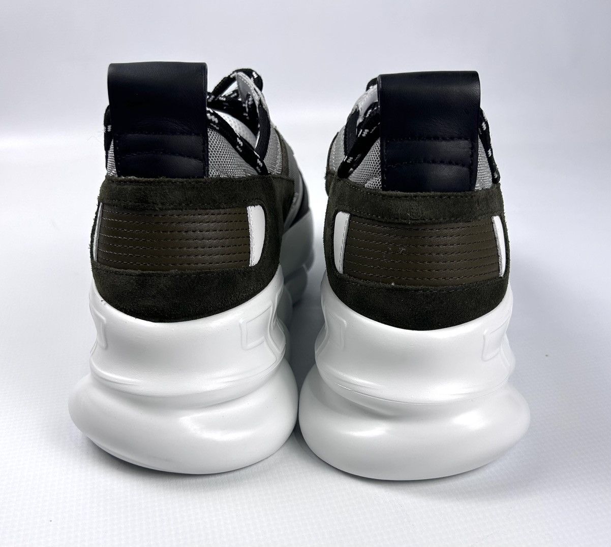 Versace Versace Chain Reaction Grey Olive Men EU 45 US 12 NWOB Size US 12 / EU 45 - 3 Thumbnail