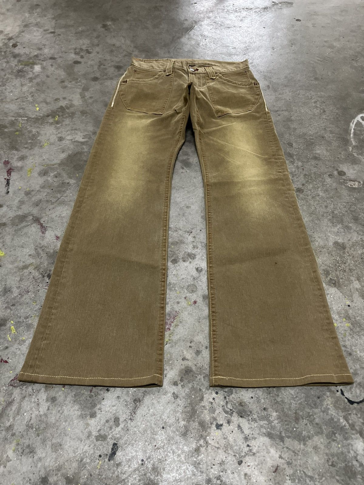 If Six Was Nine × Japanese Brand FLARED🔥BLUE WAY FADED DENIM JEAN MADE IN JAPAN Size US 29 - 4 Thumbnail