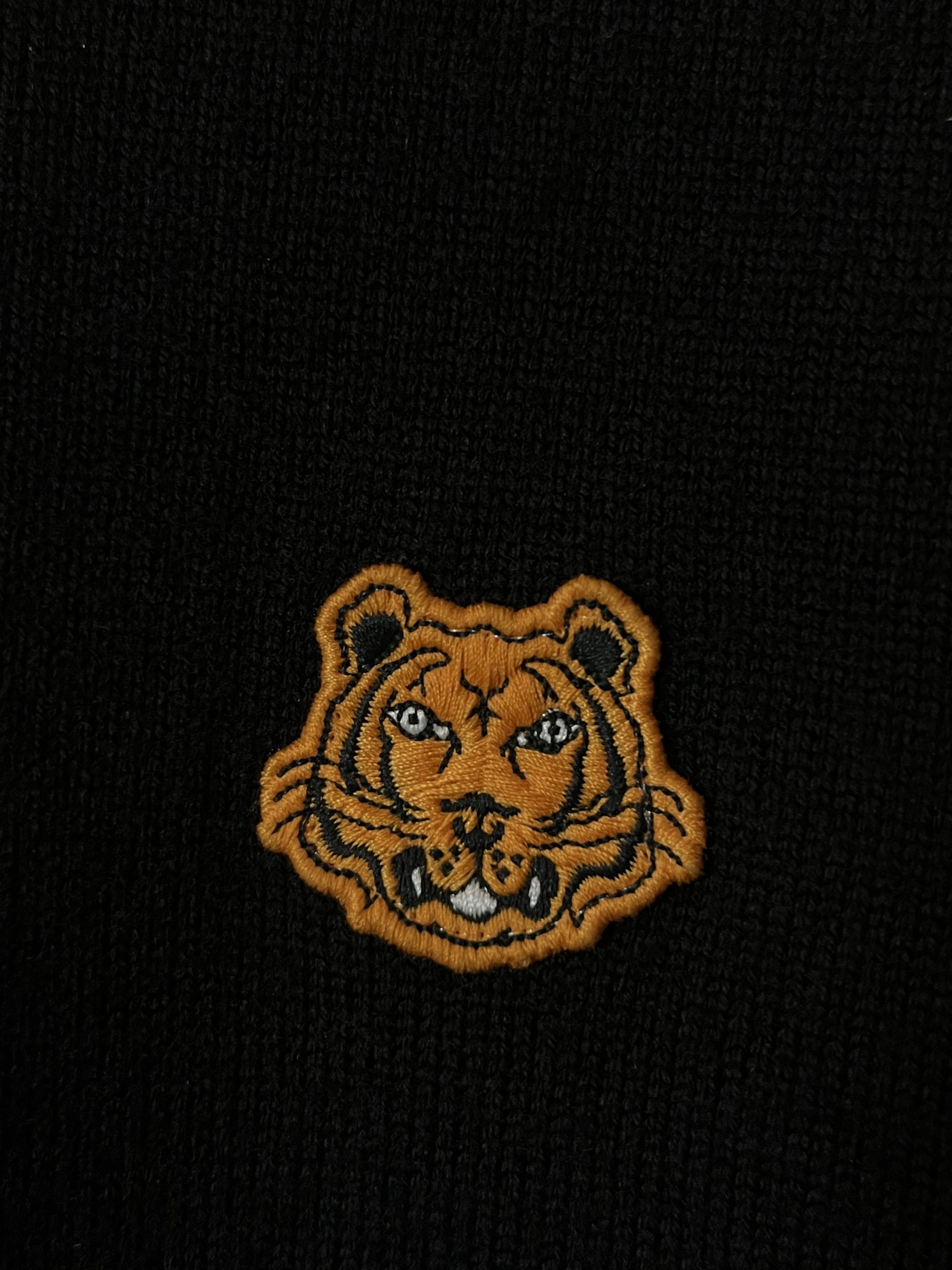 Designer × Japanese Brand × Kenzo Kenzo Wool Sweater Knitt Tiger Logo Size US S / EU 44-46 / 1 - 4 Thumbnail