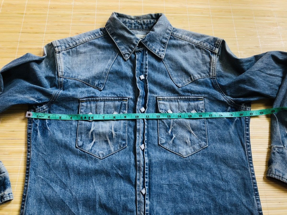 If Six Was Nine × Japanese Brand Japanese Vintage Burning Violet western pearl snap button up Size US M / EU 48-50 / 2 - 10 Thumbnail