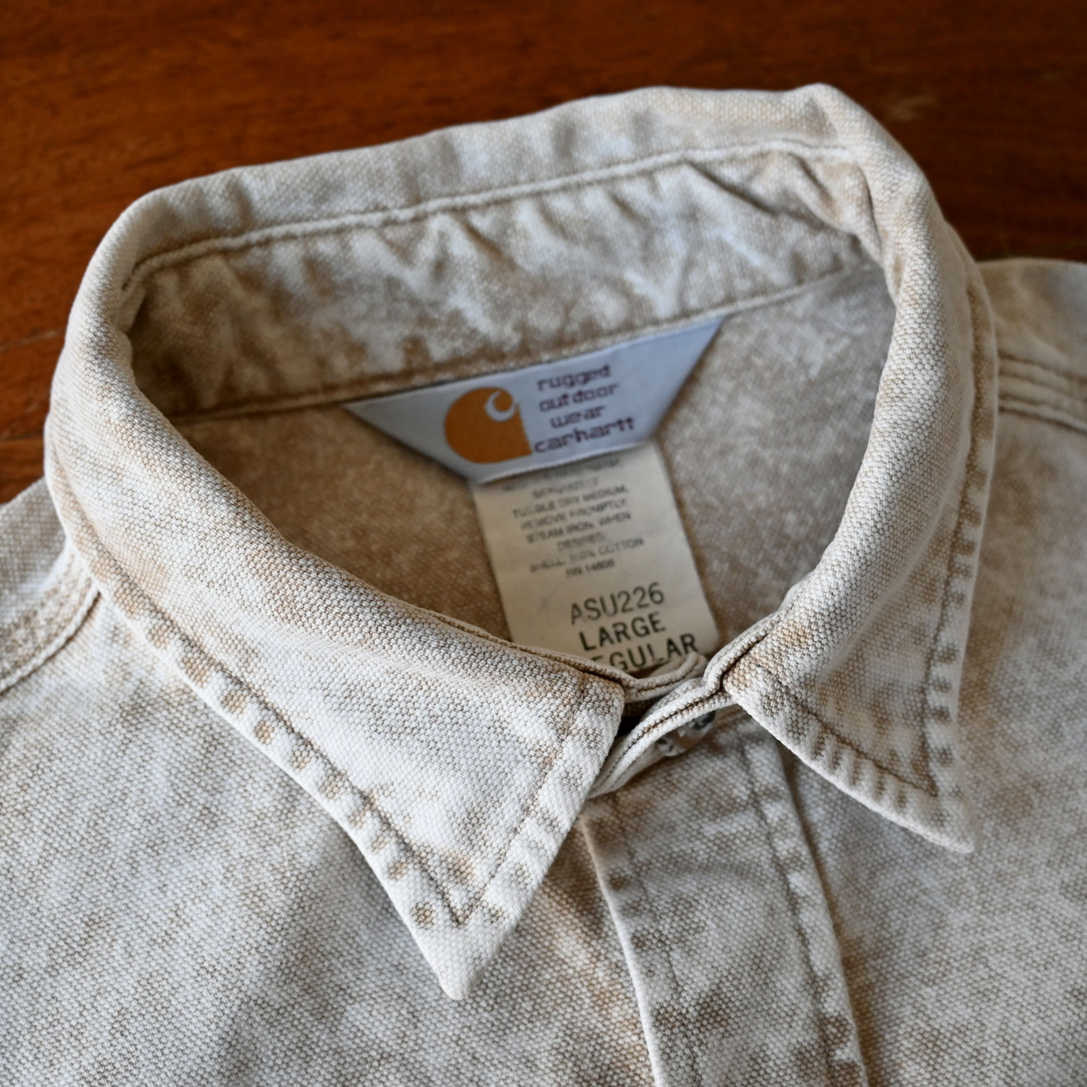 Carhartt VTG Carhartt acid brown duck work shirt, made in USA Size US L / EU 52-54 / 3 - 16 Thumbnail