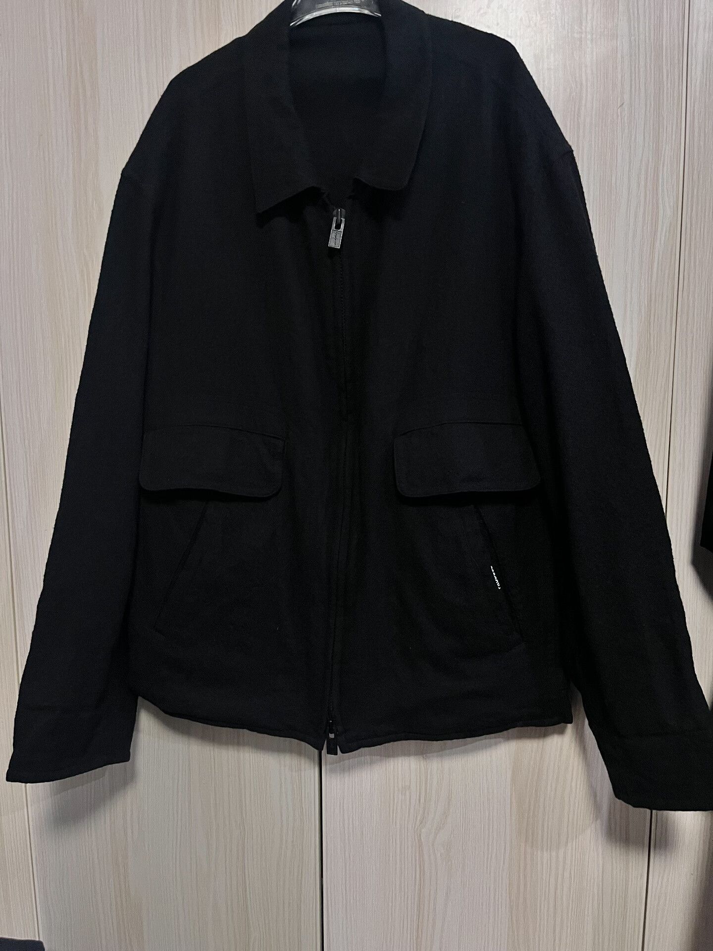 Yohji Yamamoto Yohji Yamamoto Black Wool Outerwear Coat Size US M / EU 48-50 / 2 - 1 Thumbnail