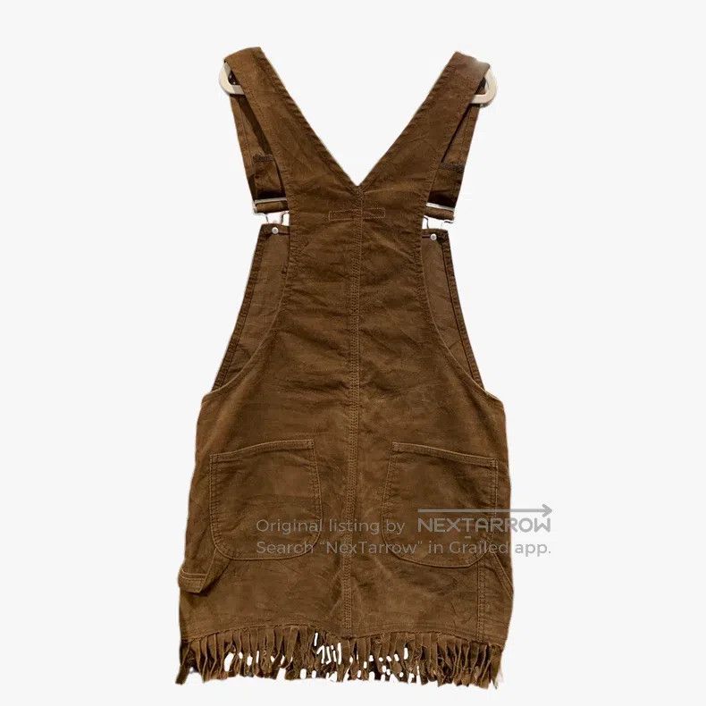 Junya Watanabe Fringe Overalls Skirt