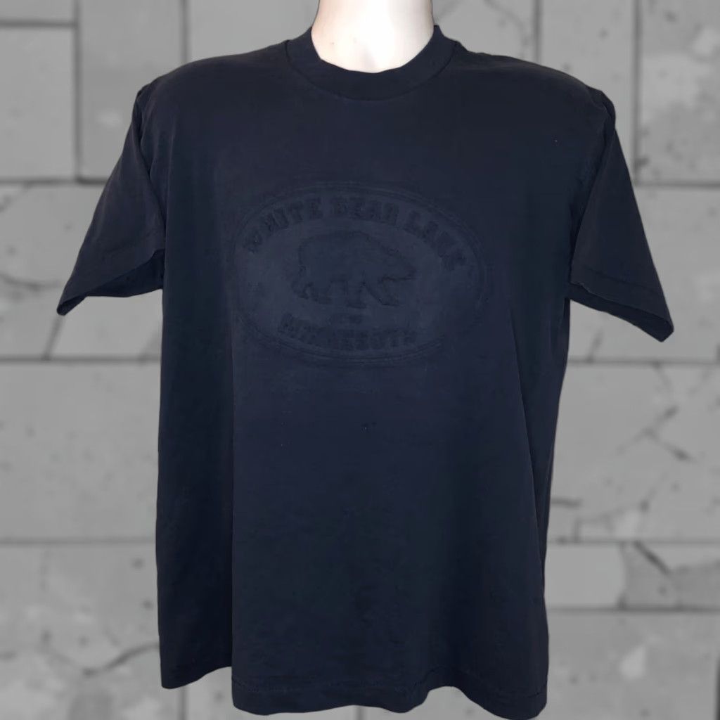 Fruit Of The Loom VINTAGE Fruit of the Loom T-Shirt White Bear Lake Minnesota Textured Print 90s Mens Large Short Sleeve Size US L / EU 52-54 / 3 - 1 Thumbnail