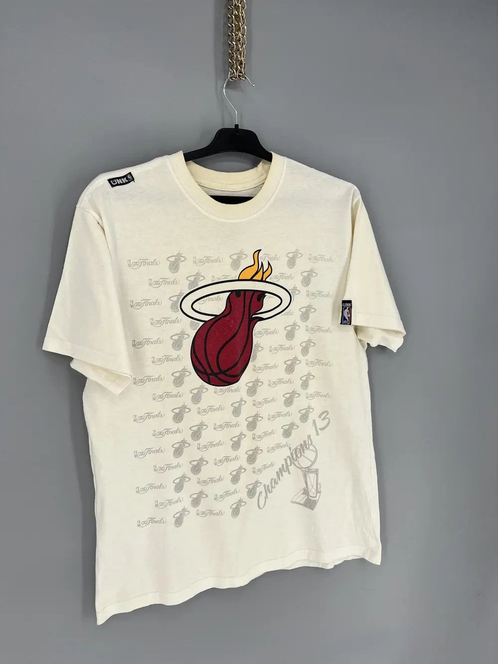 NBA Miami Heat NBA White T-Shirt The Champions 13 Short Sleeve Size US L / EU 52-54 / 3 - 2 Thumbnail