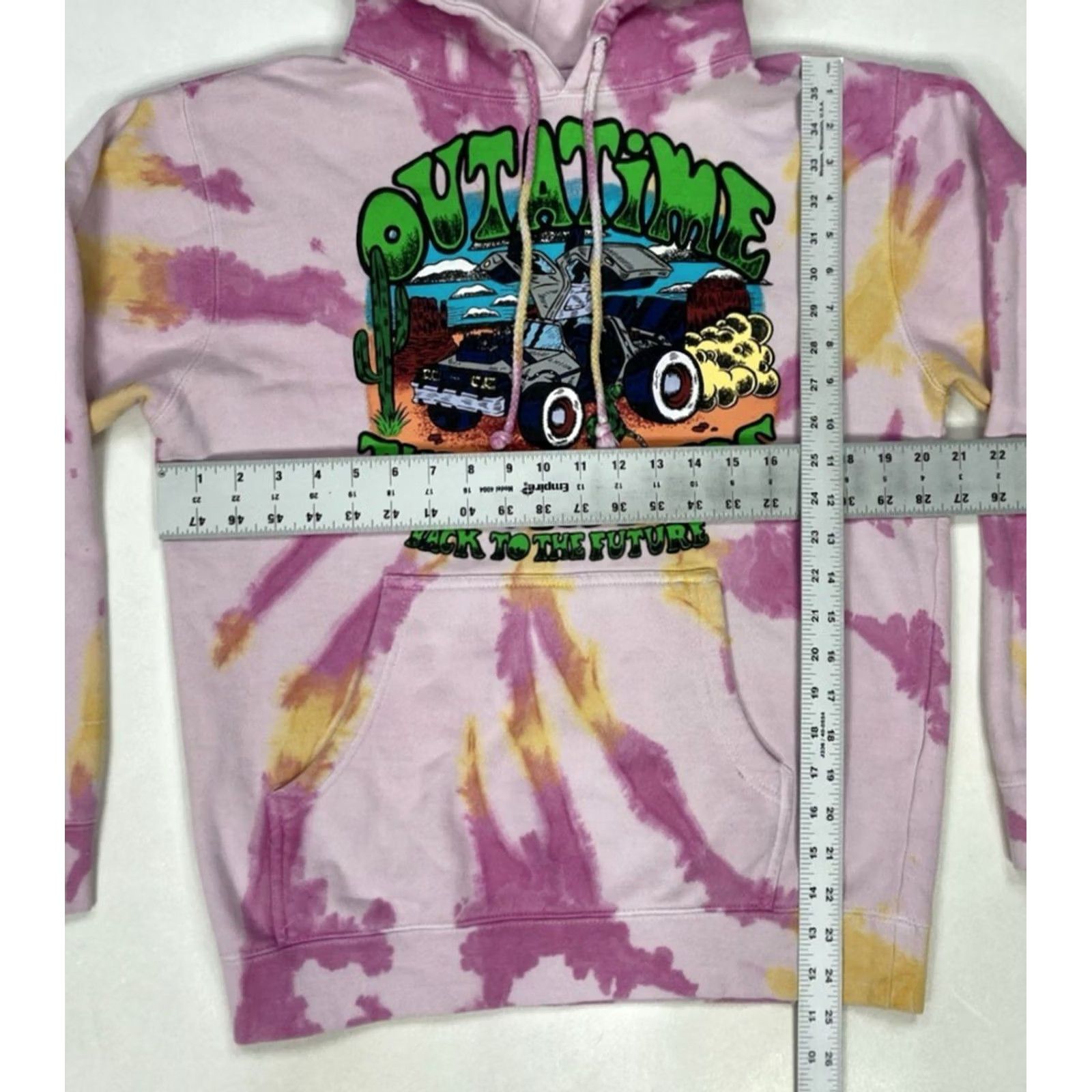 The Hundreds VINTAGE The Hundreds Back To The Future Movie Pullover Hoodie Men Small Pink Tie Dye Size US S / EU 44-46 / 1 - 7 Thumbnail