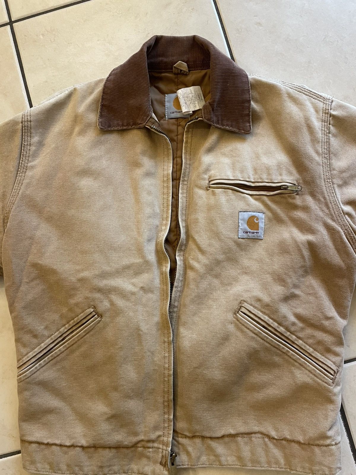 Carhartt 🚨 Detroit Jacket Vintage Size US S / EU 44-46 / 1 - 1 Thumbnail