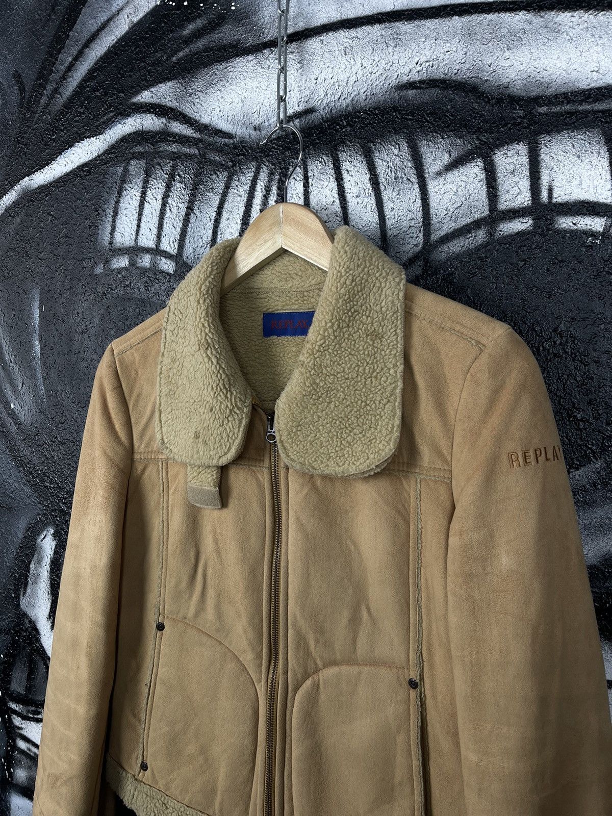 Replay Replay Vintage Italian Sheepskin Jacket Women’s Size Small Size S / US 4 / IT 40 - 3 Thumbnail