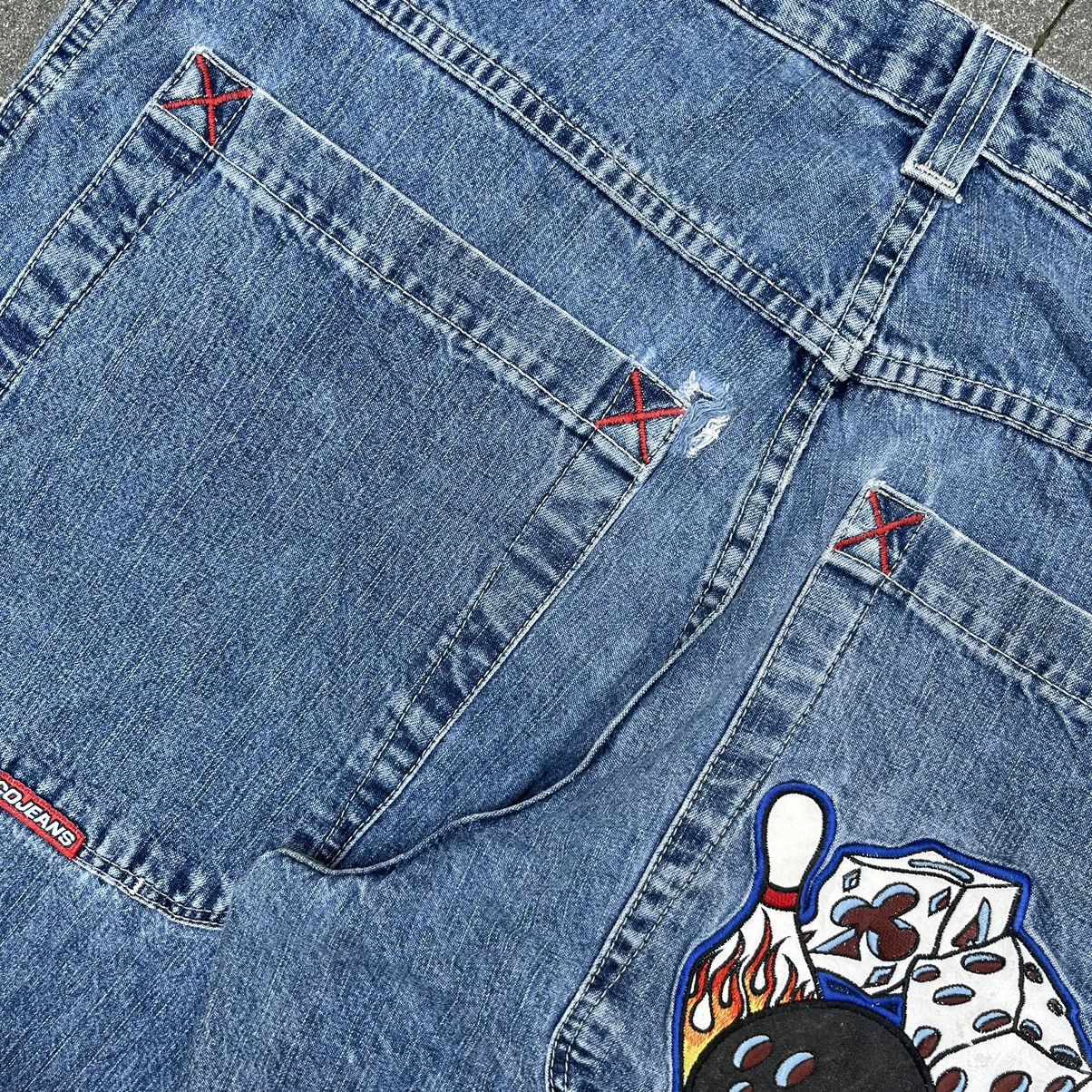 Top Vtg 90s JNCO Boys Sz 16 Jeans