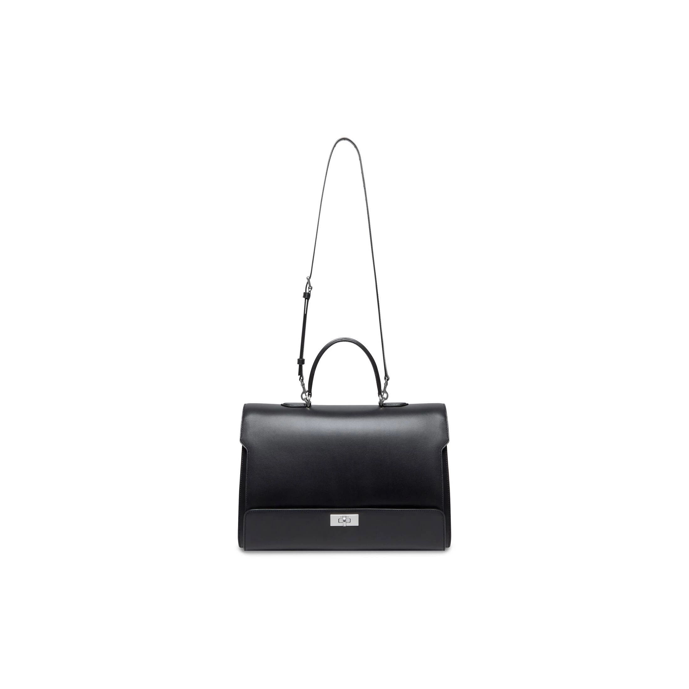 Balenciaga o1mt1gz1024 Size: OS / Money Large Handbag in Black Size ONE SIZE - 6 Thumbnail