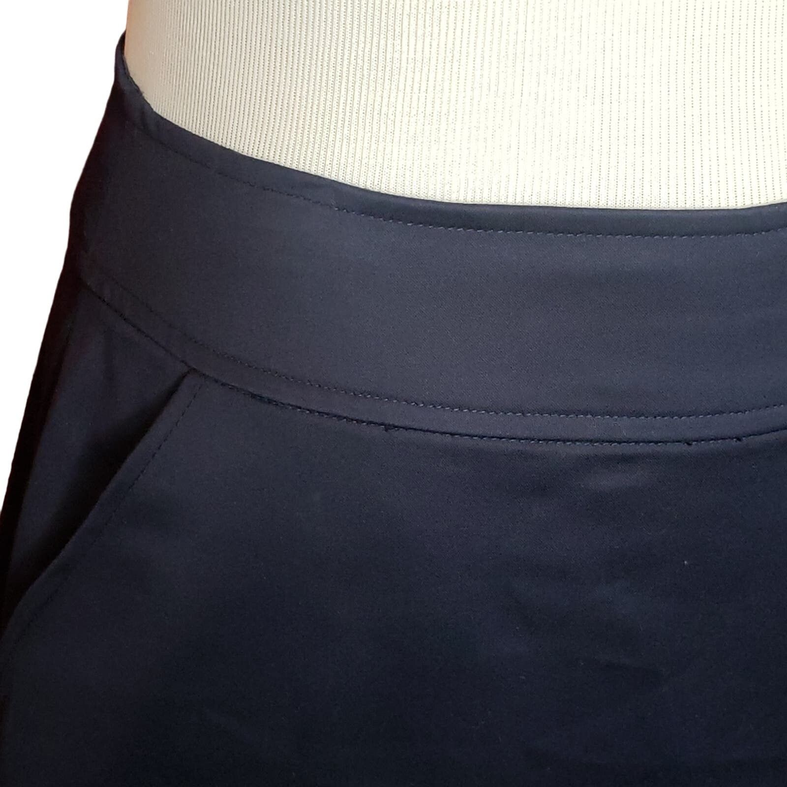 Other NWT ASEC2 Navy Zip back mini skirt by Philippe Adec SZ 8 Size 30" / US 8 / IT 44 - 3 Thumbnail