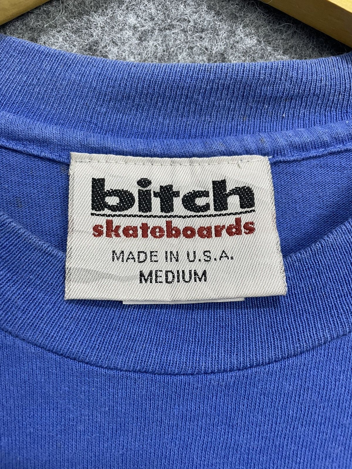 Vintage Vintage 90s Bitch Skateboards T-Shirt Size US M / EU 48-50 / 2 - 5 Thumbnail