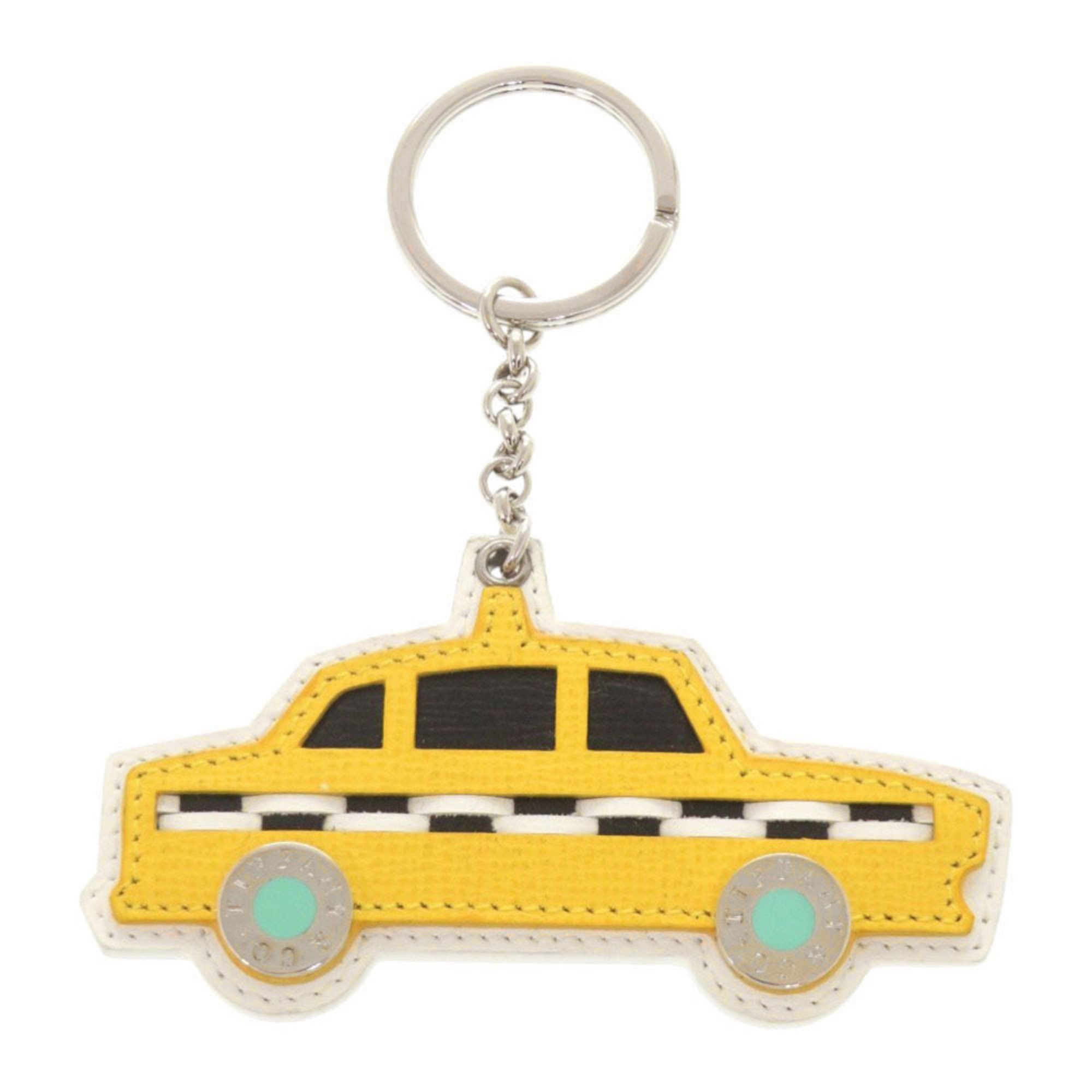 Tiffany & Co. Tiffany Taxi Leather Yellow Keychain 0607 TIFFANY & Co. Size ONE SIZE - 1 Thumbnail