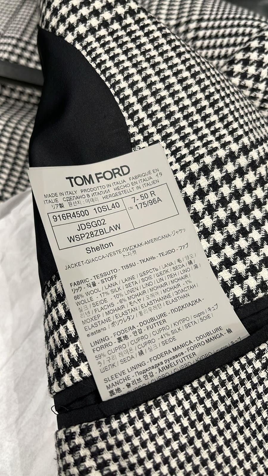 Tom Ford o1loc1c0126 JDSG02 Jacket in White/Black Size US M / EU 48-50 / 2 - 3 Thumbnail