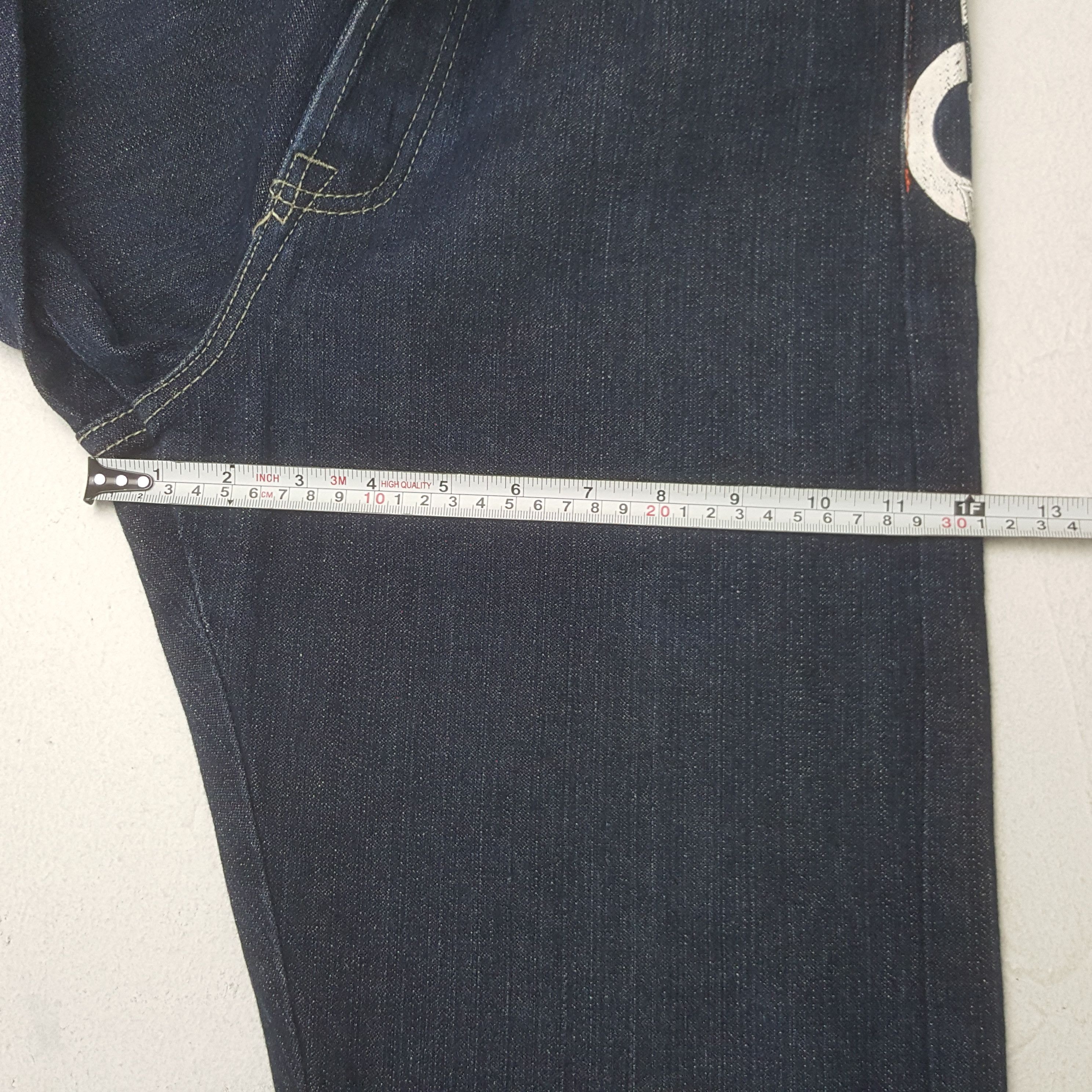 Ed Hardy × Vintage Vintage Ed Hardy Rare Design Denim Jeans Size US 30 / EU 46 - 9 Thumbnail